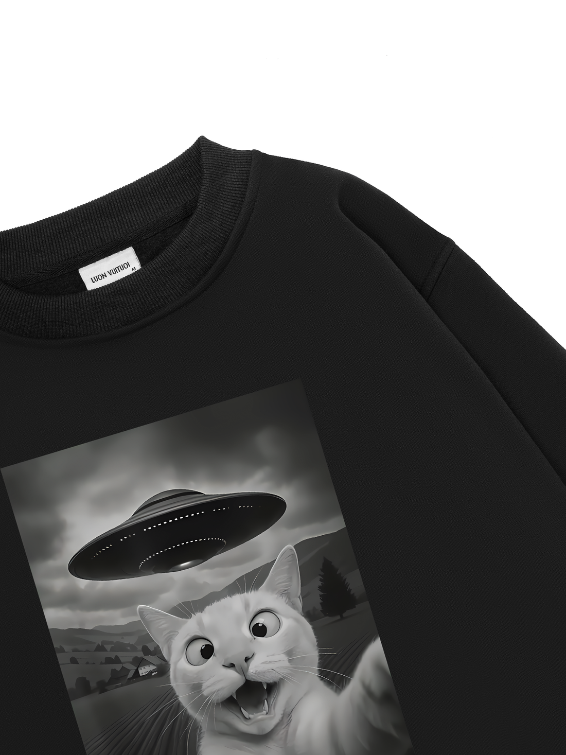 UFO Mèo Hú Hồn  Sweater