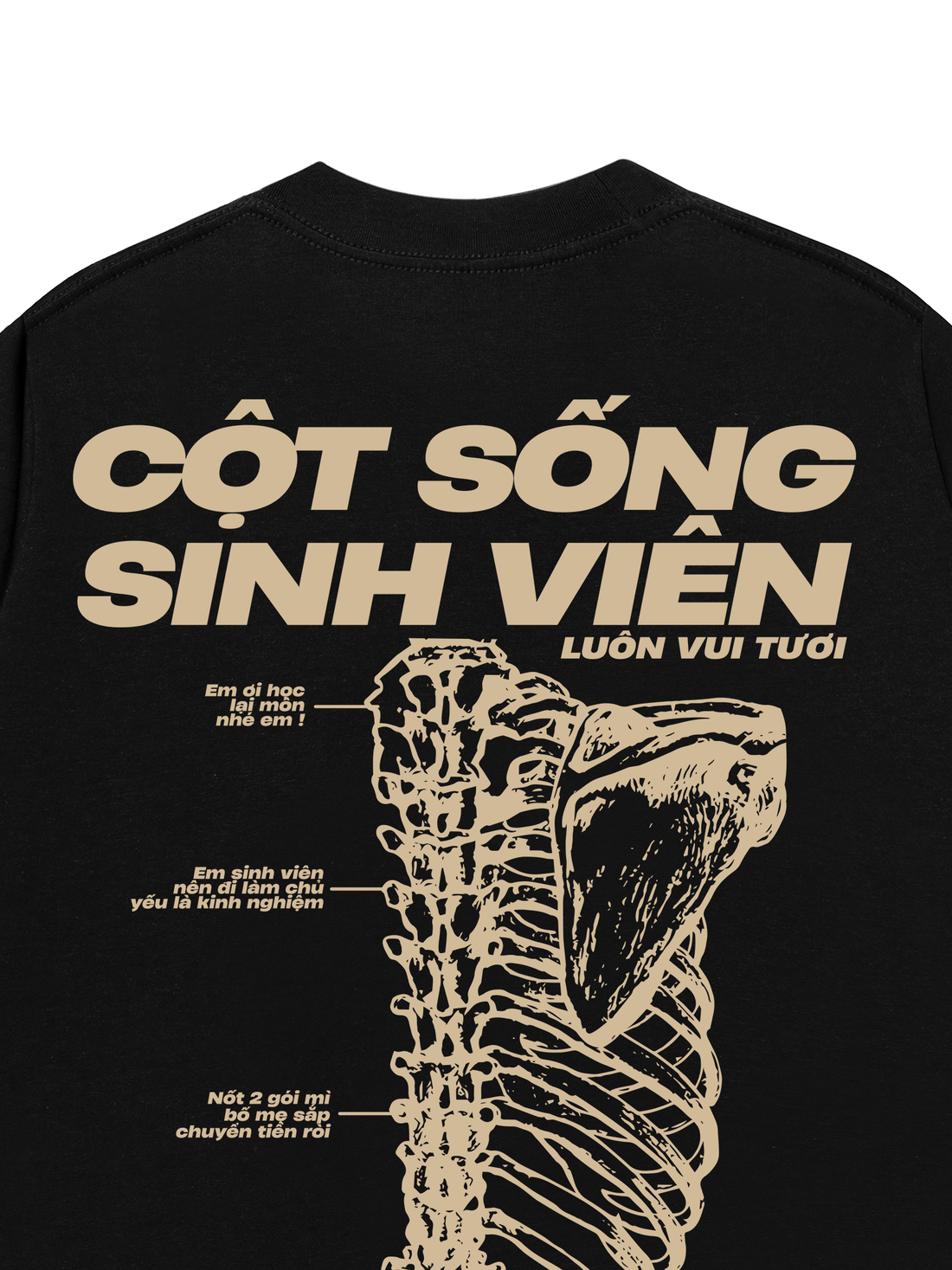 Áo Thun Cột Sống Sinh Viên