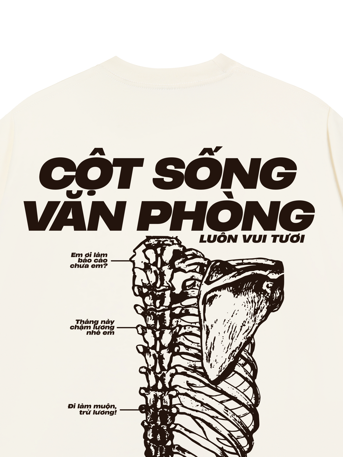 Áo Thun Cột Sống Văn Phòng