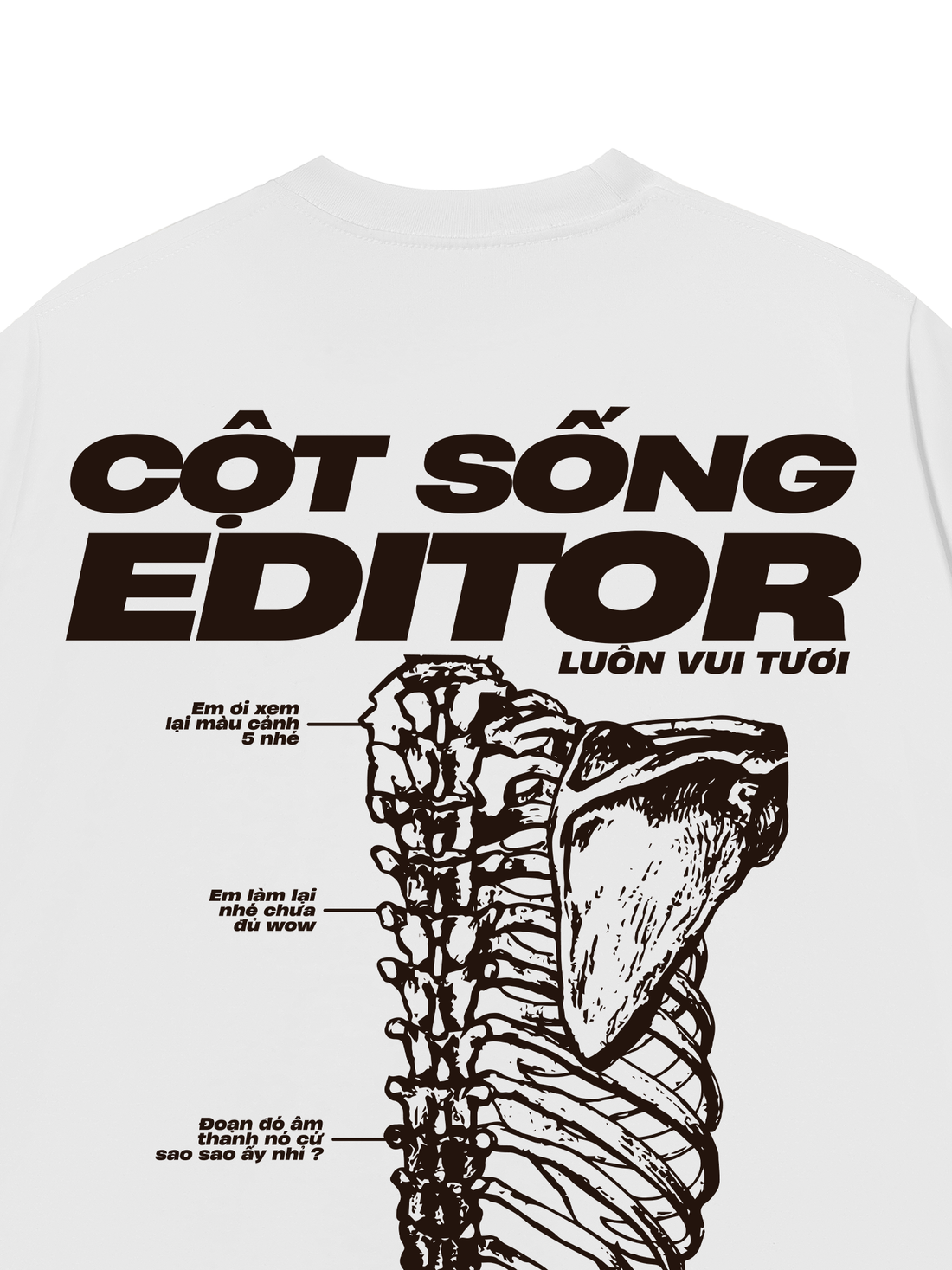 Áo Thun Cột Sống Editor