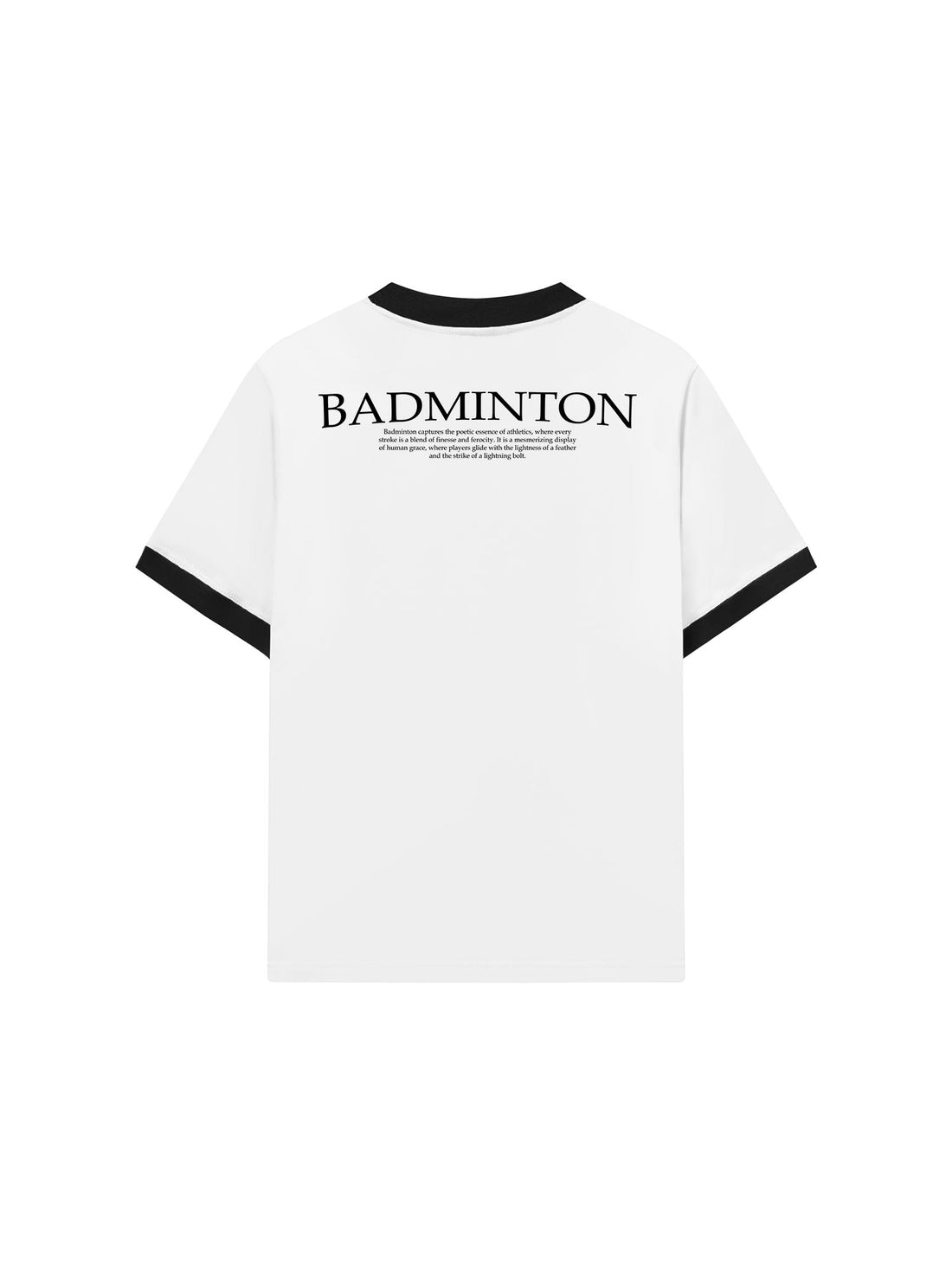Áo Thun Ringer Relaxed Fit Aesthetic Badminton