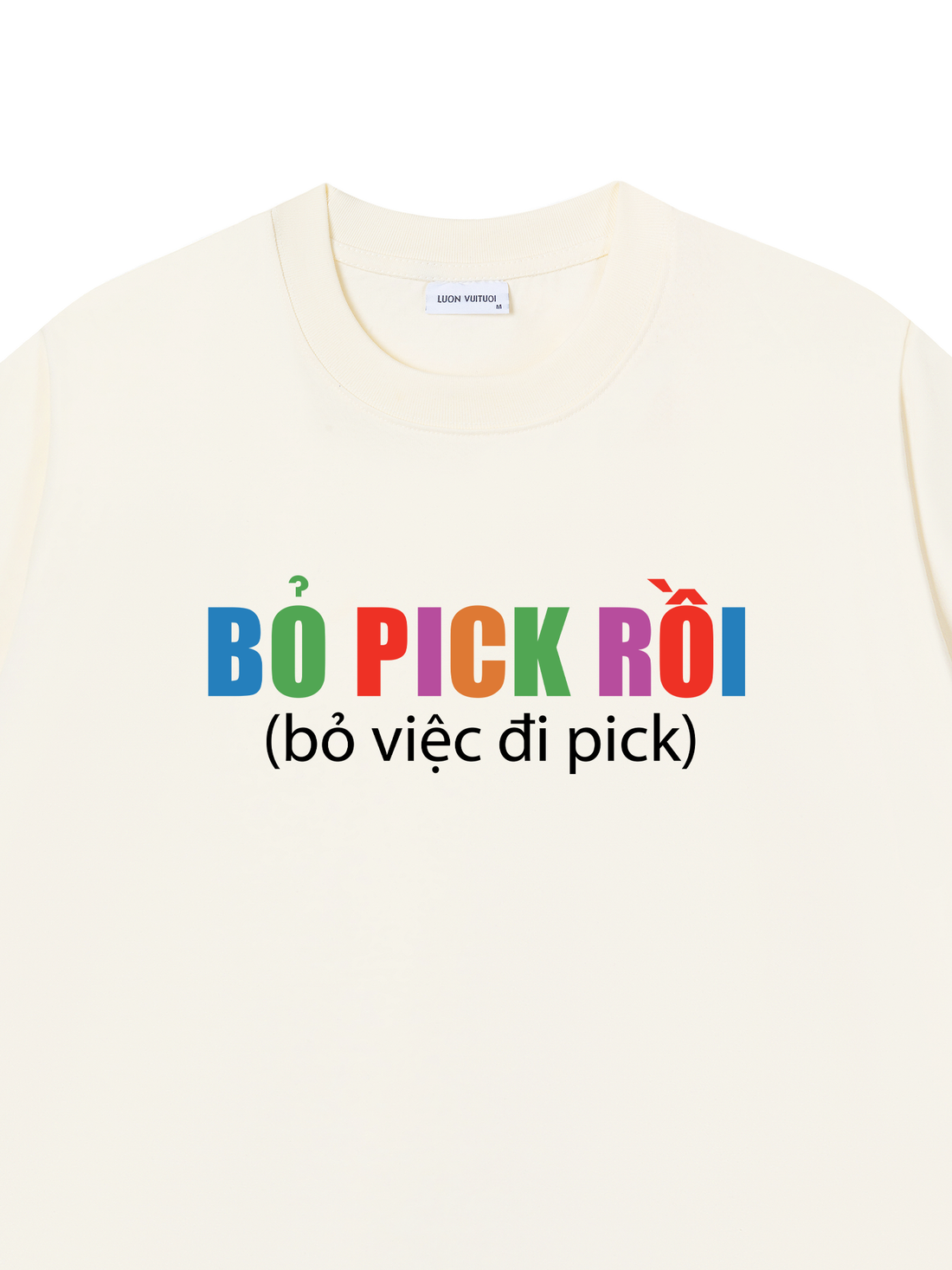 Áo Thun Bỏ Pick Rồi