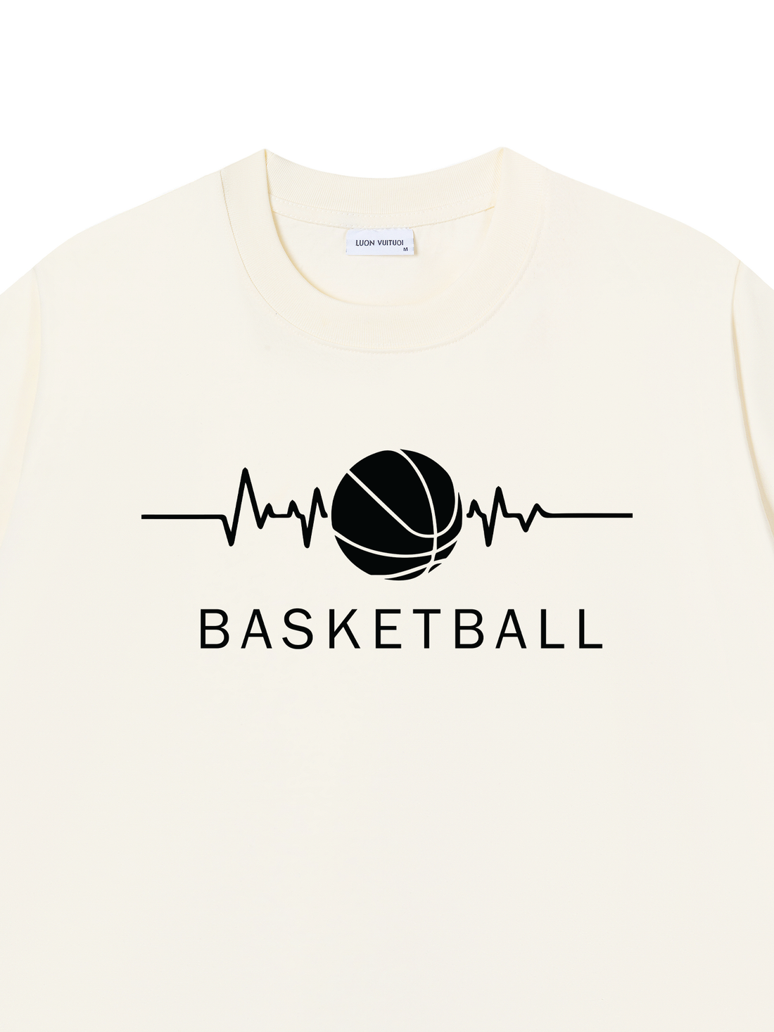 Áo Thun Basketball Is My Heartbeat