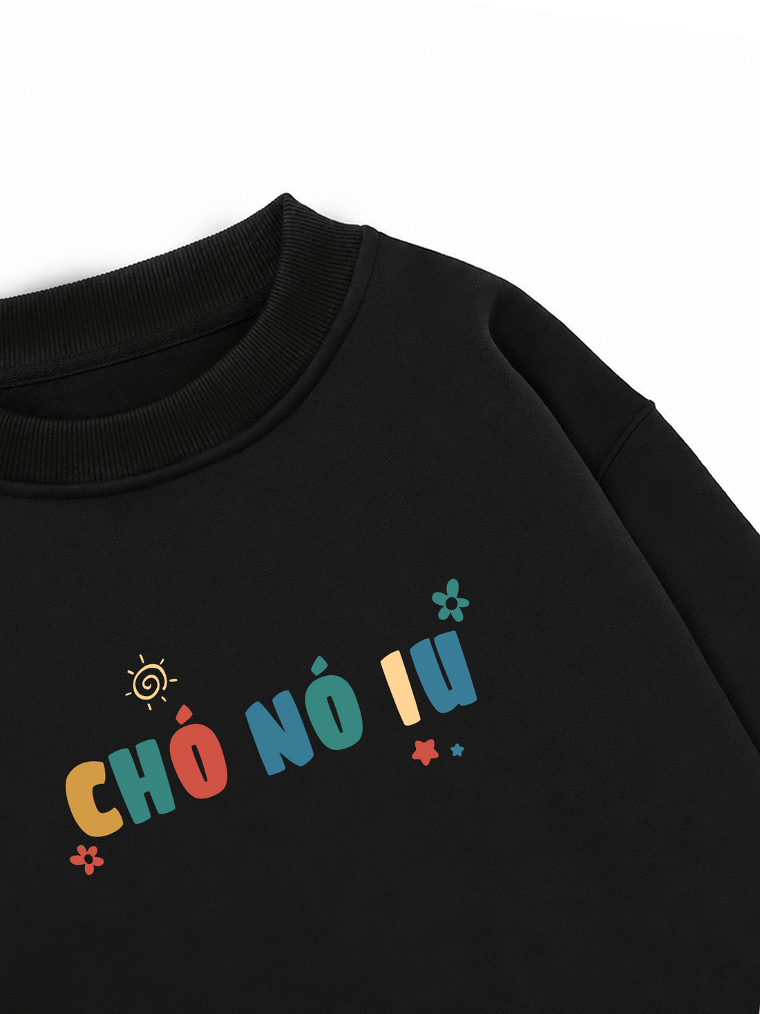 Áo Sweater Nỉ Hai Da Chó Nó Iu