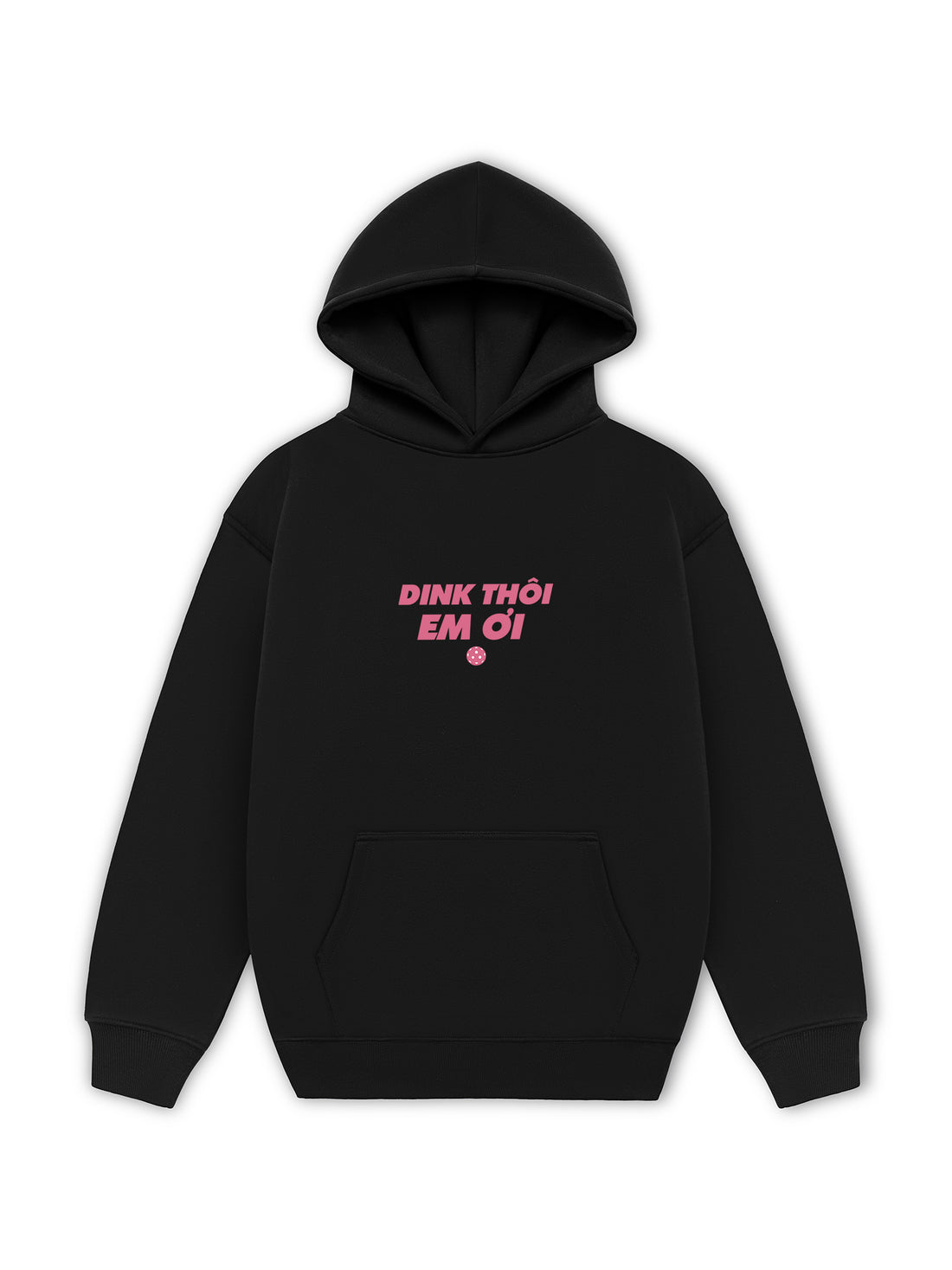 Áo Hoodie Nỉ Hai Da Dink Thôi Em Ơi Pink