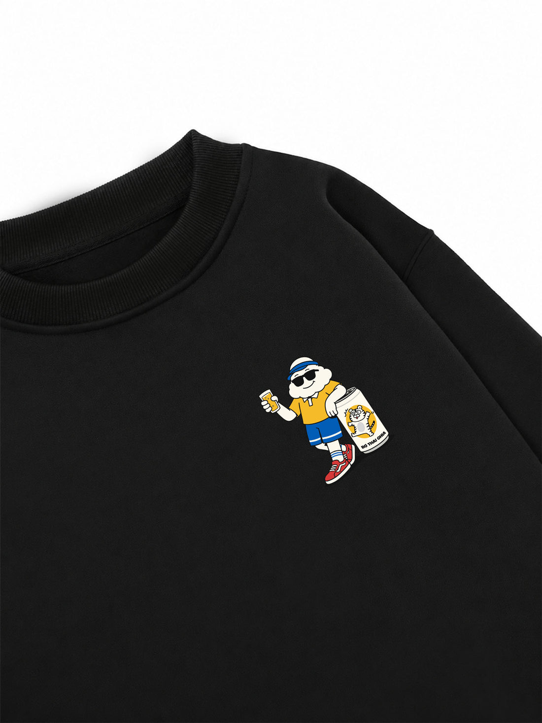 Áo Sweater Nỉ Hai Da Mây Hăng Hái-Đừng Rủ Tôi
