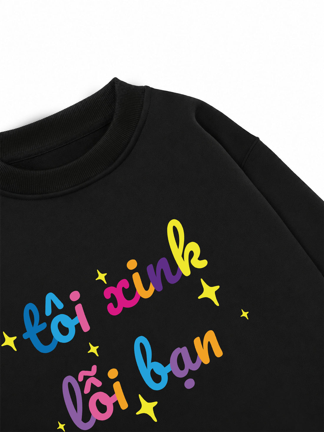 Áo Sweater Nỉ Hai Da Tôi Xink Lỗi Bạn