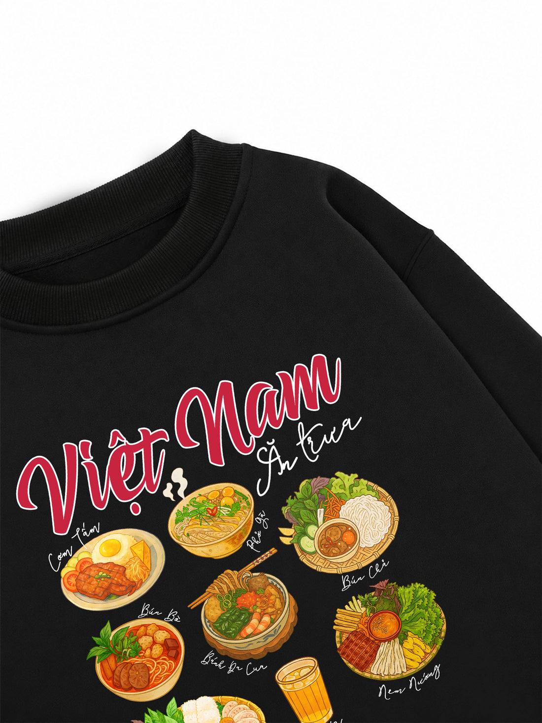 Áo Sweater Nỉ Hai Da Việt Nam Ăn Trưa