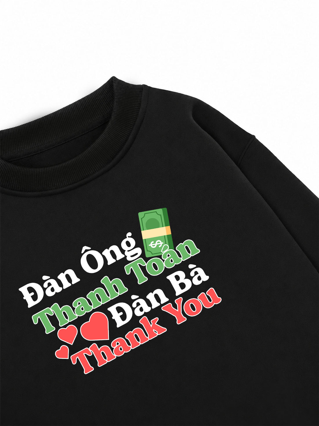 Áo Sweater Nỉ Hai Da Đàn Ông Thanh Toán