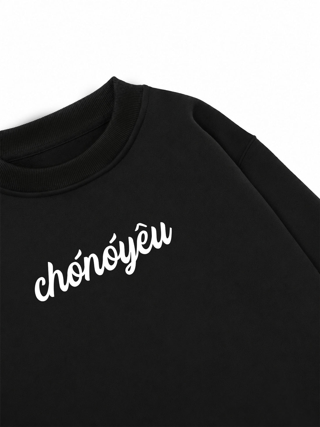 Áo Sweater Nỉ Hai Da Chó Nó Yêu