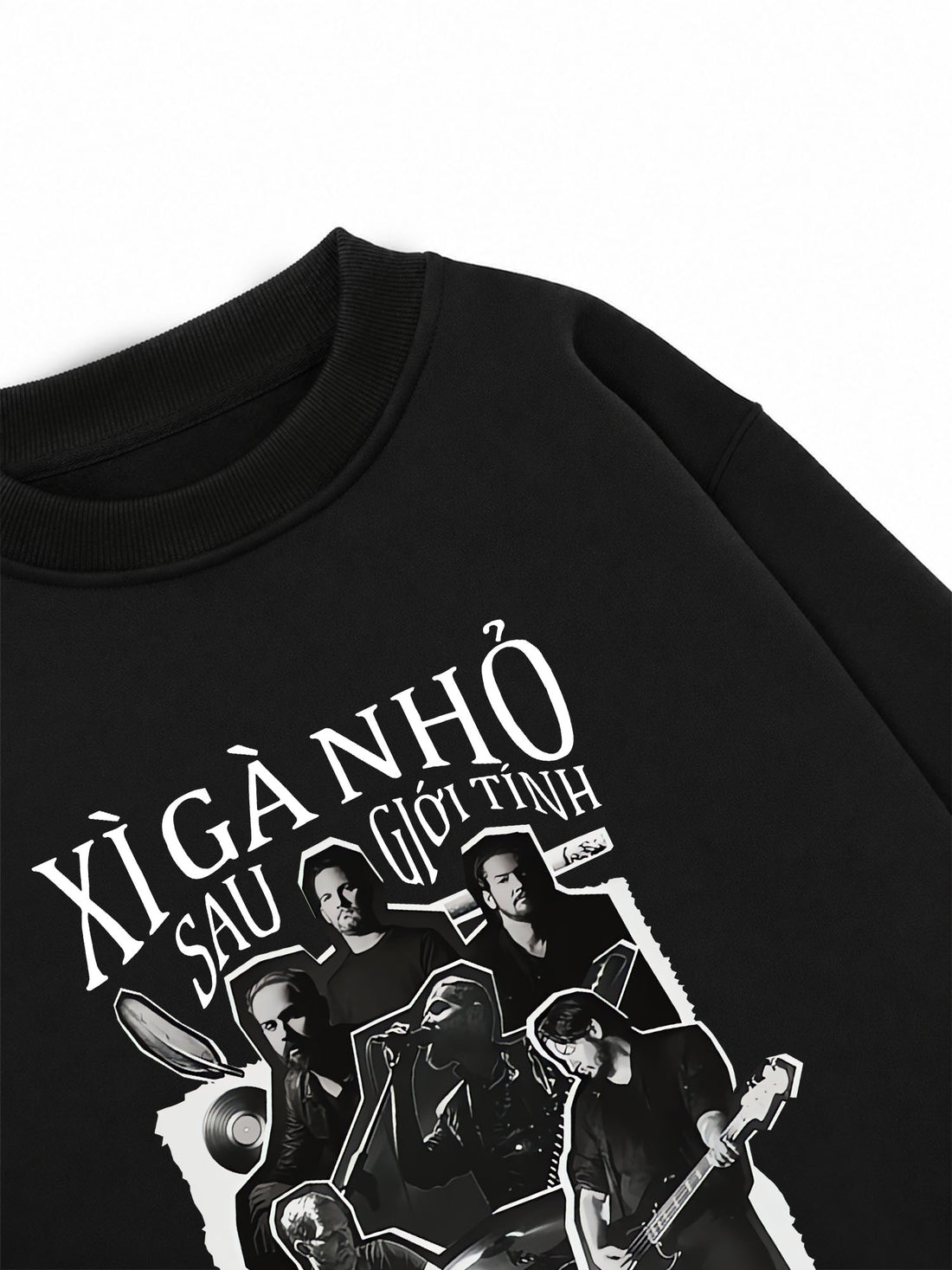 Áo Sweater Nỉ Hai Da Xì Gà Nhỏ Sau Giới Tính