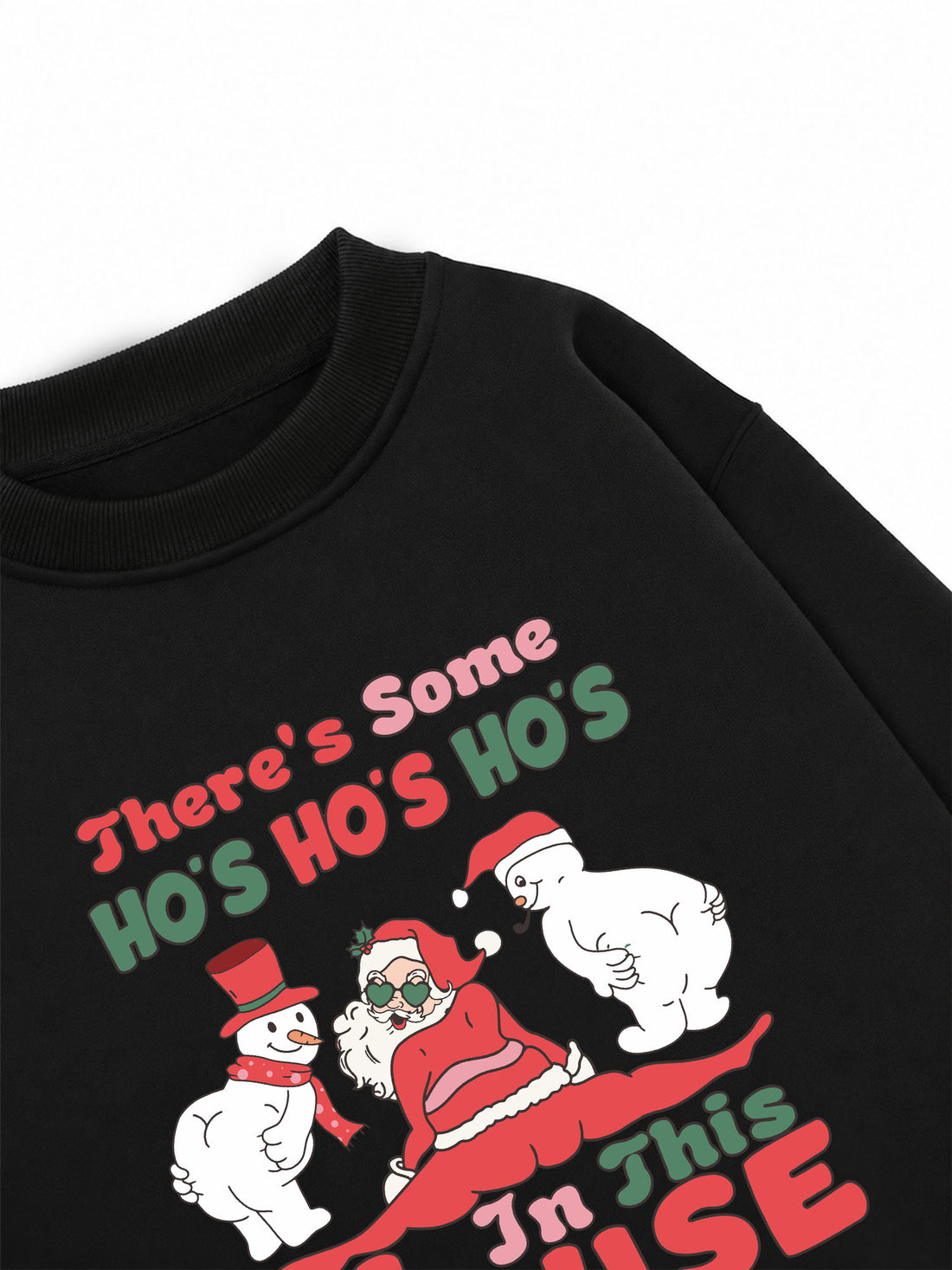 Áo Sweater Nỉ Hai Da There's Some Ho's