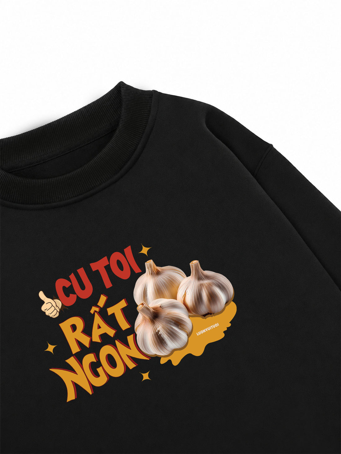 Áo Sweater Nỉ Hai Da Cu Toi Rat Ngon