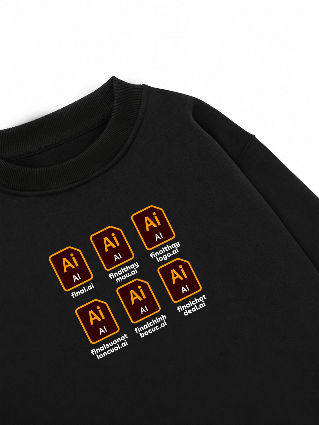 Áo Sweater Nỉ Hai Da Final Ai