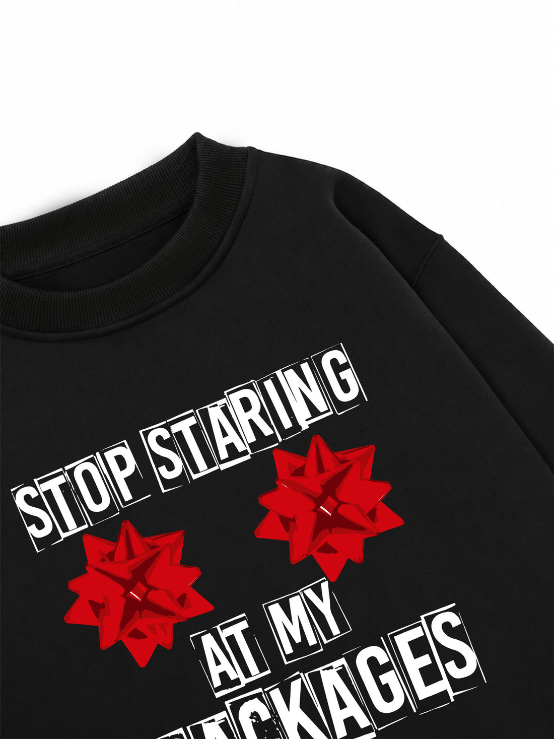 Áo Sweater Nỉ Hai Da Stop Staring