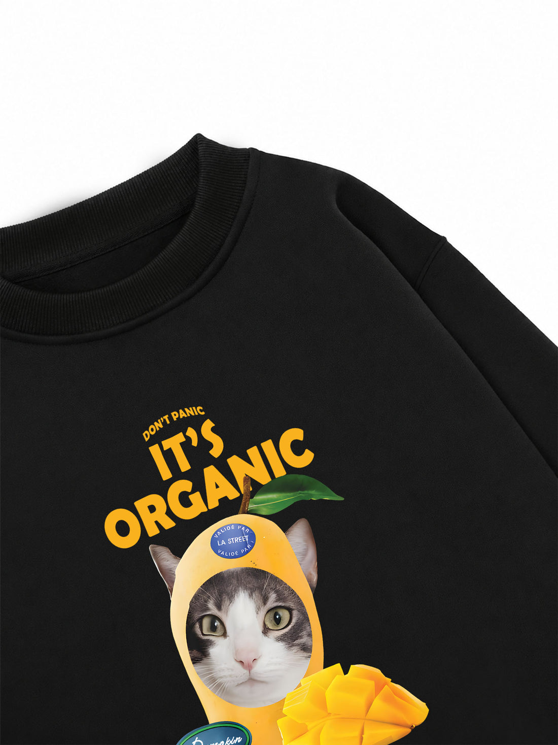 Áo Sweater Nỉ Hai Da Don't Panic It's Organic Cat