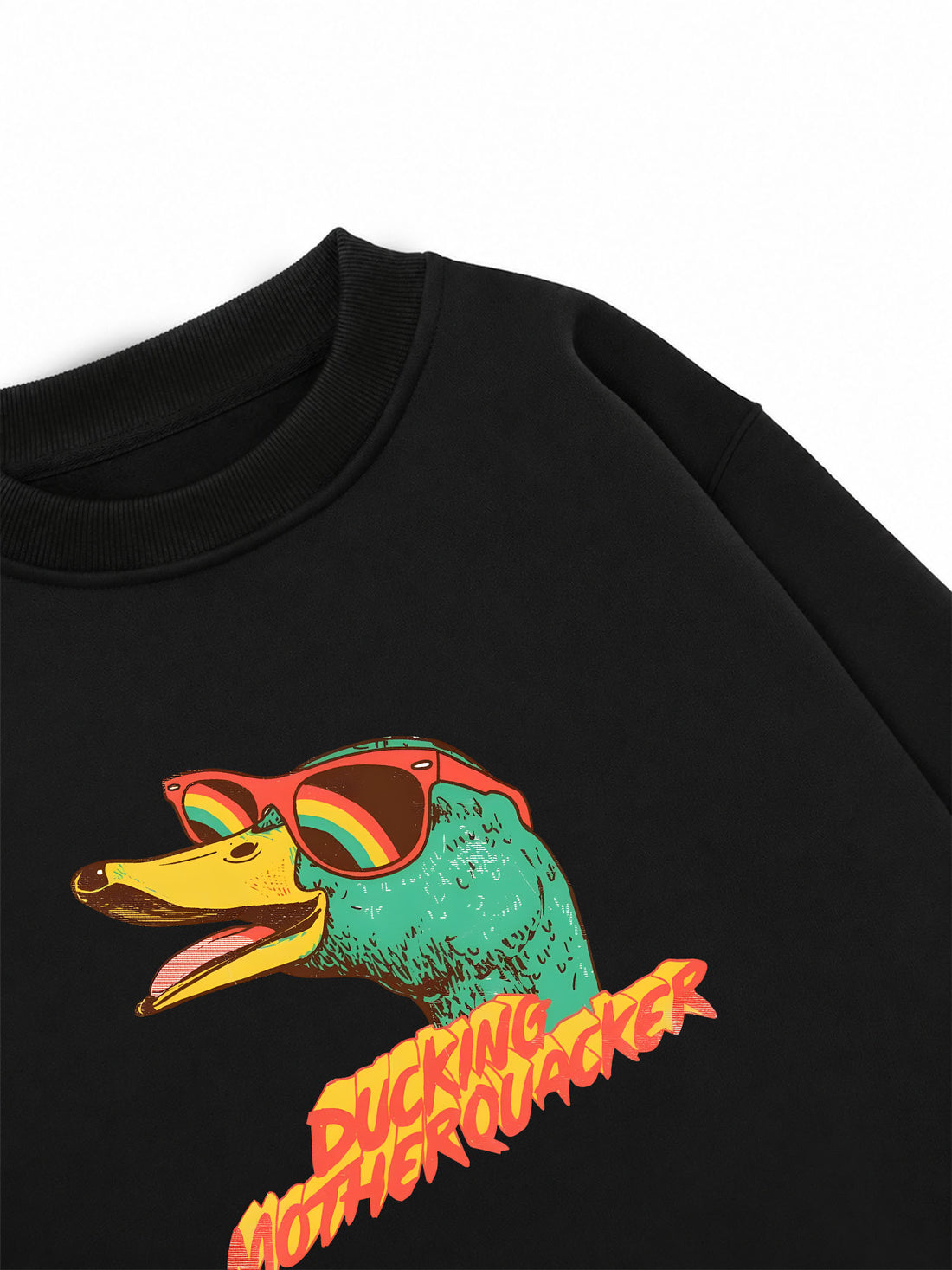 Áo Sweater Nỉ Hai Da Ducking Motherquacker