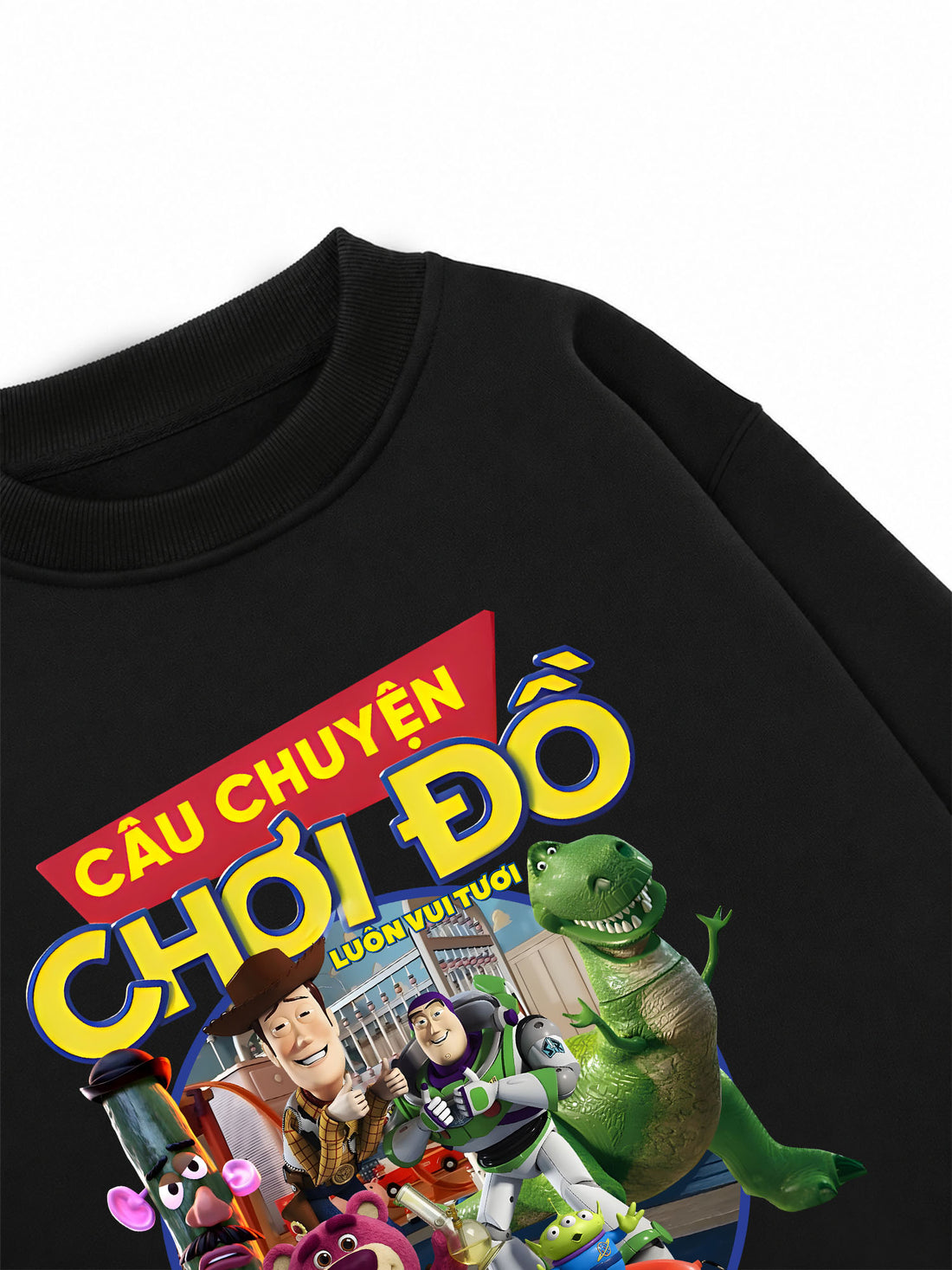 Áo Sweater Nỉ Hai Da Câu Chuyện Chơi Đồ