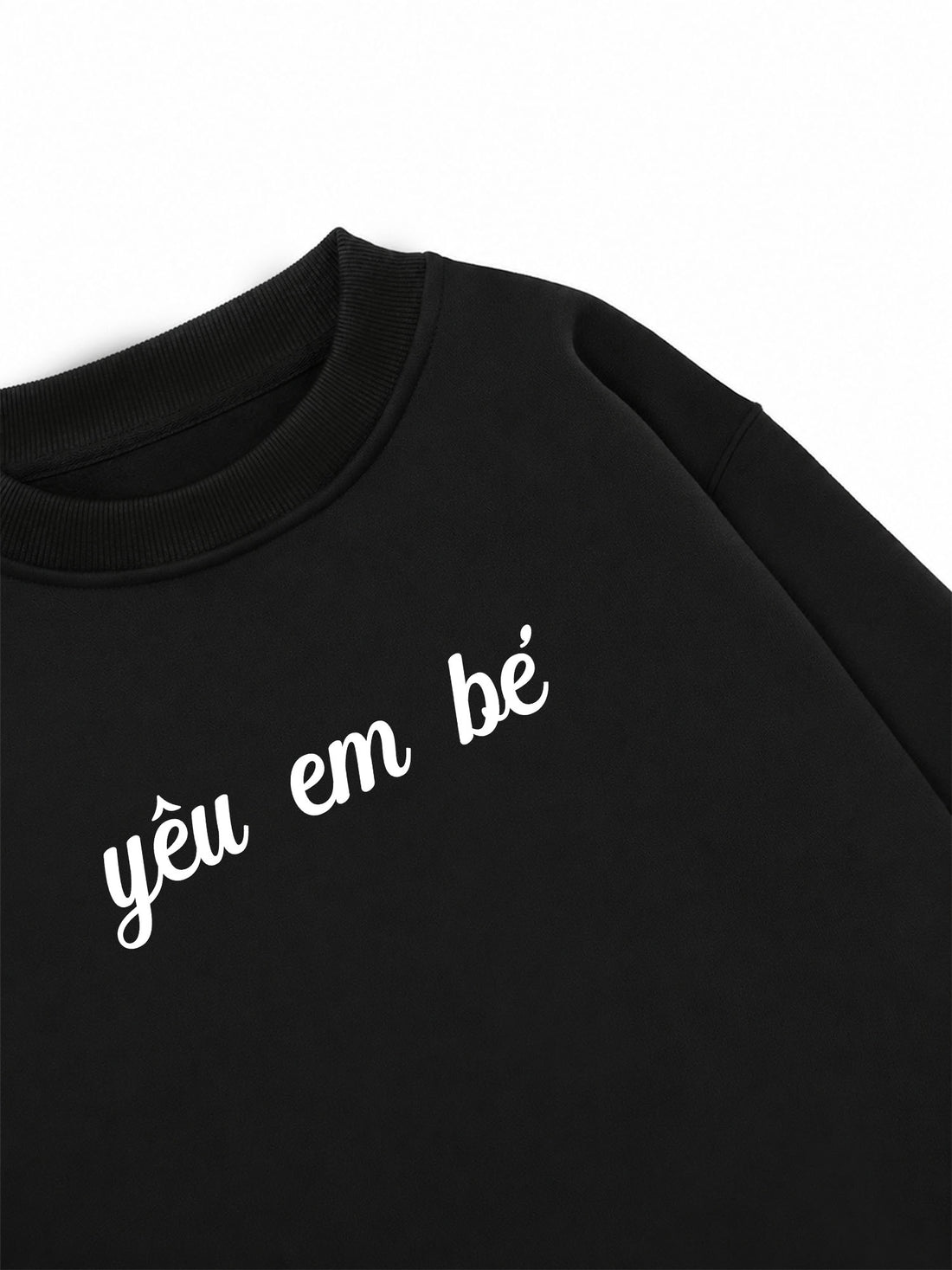 Áo Sweater Nỉ Hai Da Yêu Em Bé
