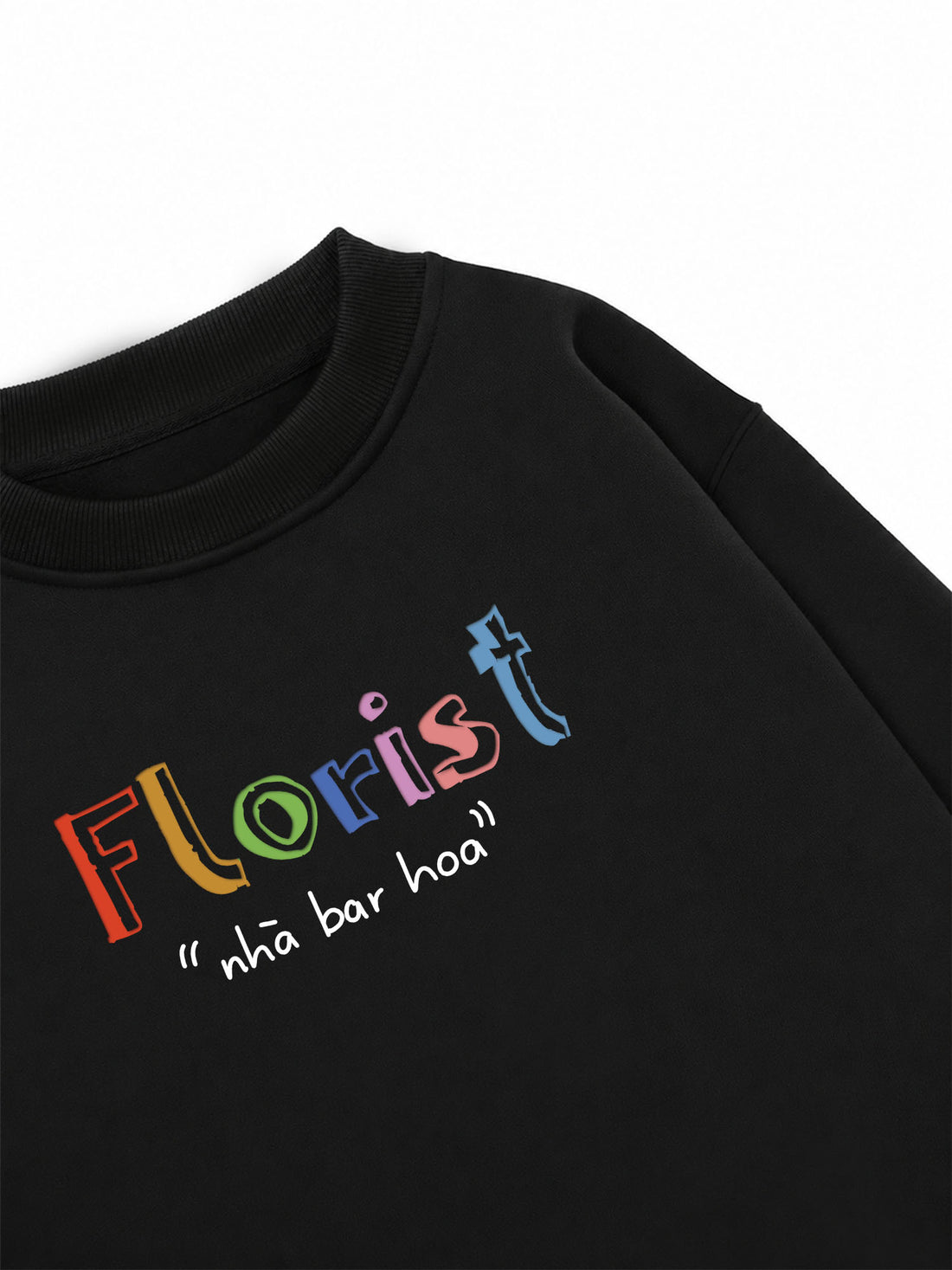 Áo Sweater Nỉ Hai Da Florist