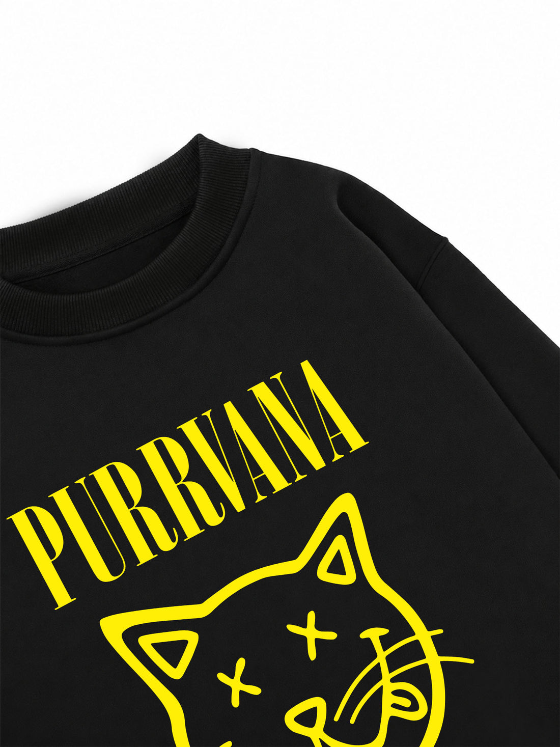 Áo Sweater Nỉ Hai Da Purrvana