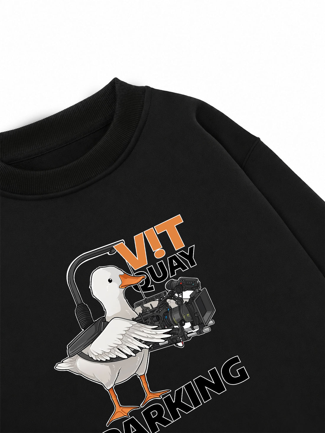 Áo Sweater Nỉ Hai Da  Vịt Quay Parking