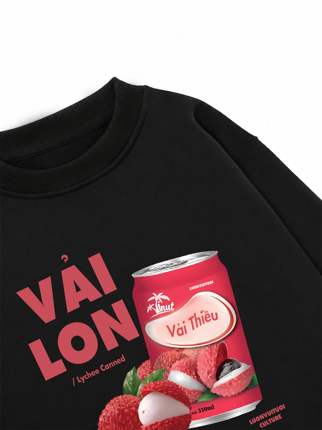 Áo Sweater Nỉ Hai Da Vải Lon