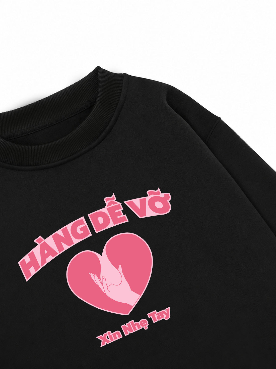 Áo Sweater Nỉ Hai Da Hàng Dễ Vỡ