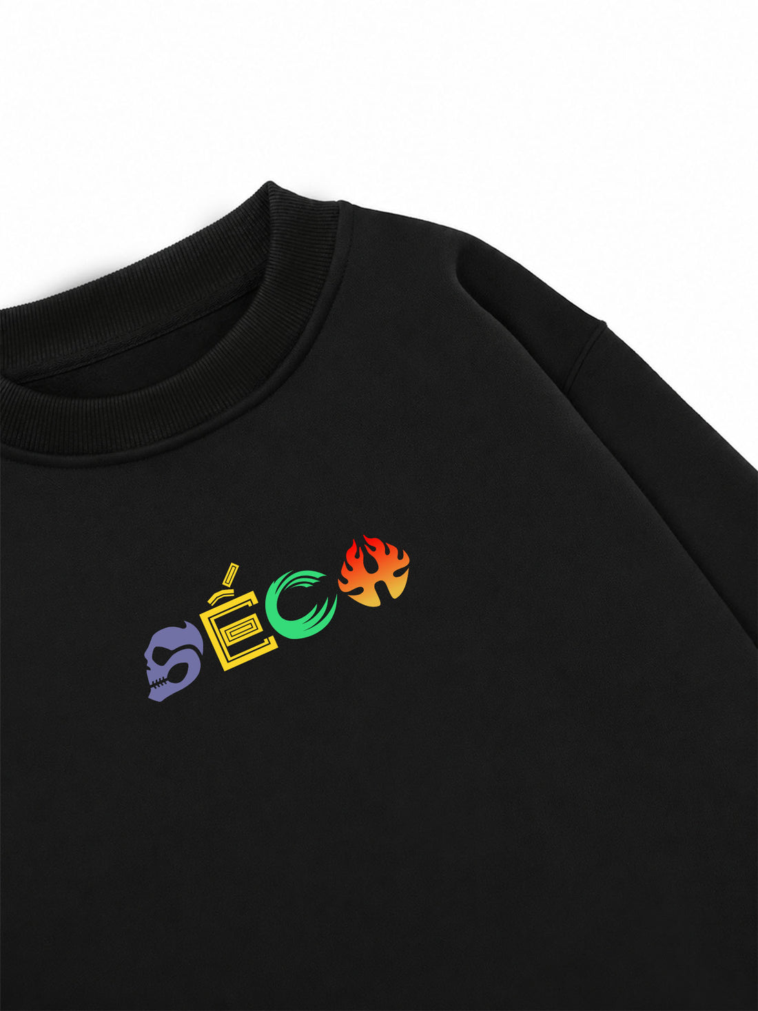 Áo Sweater Nỉ Hai Da Hiệp Sĩ Mặt Nạ Sếch