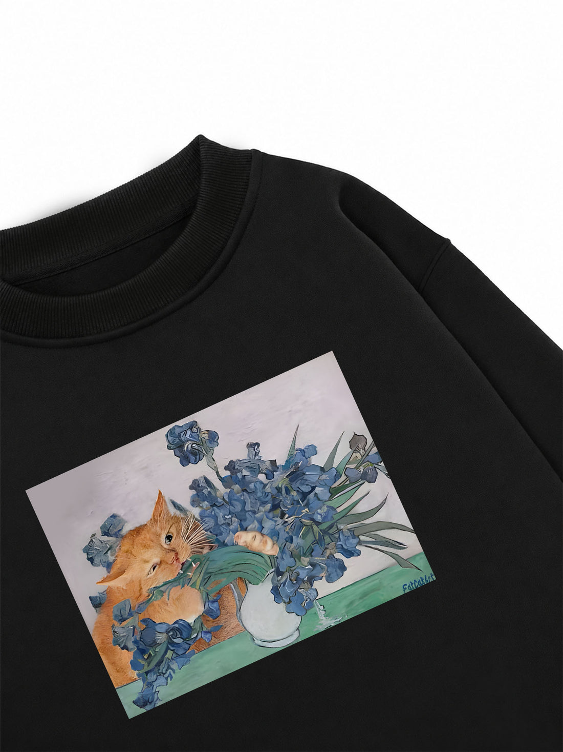 Áo Sweater Nỉ Hai Da Mèo Văng Gốc