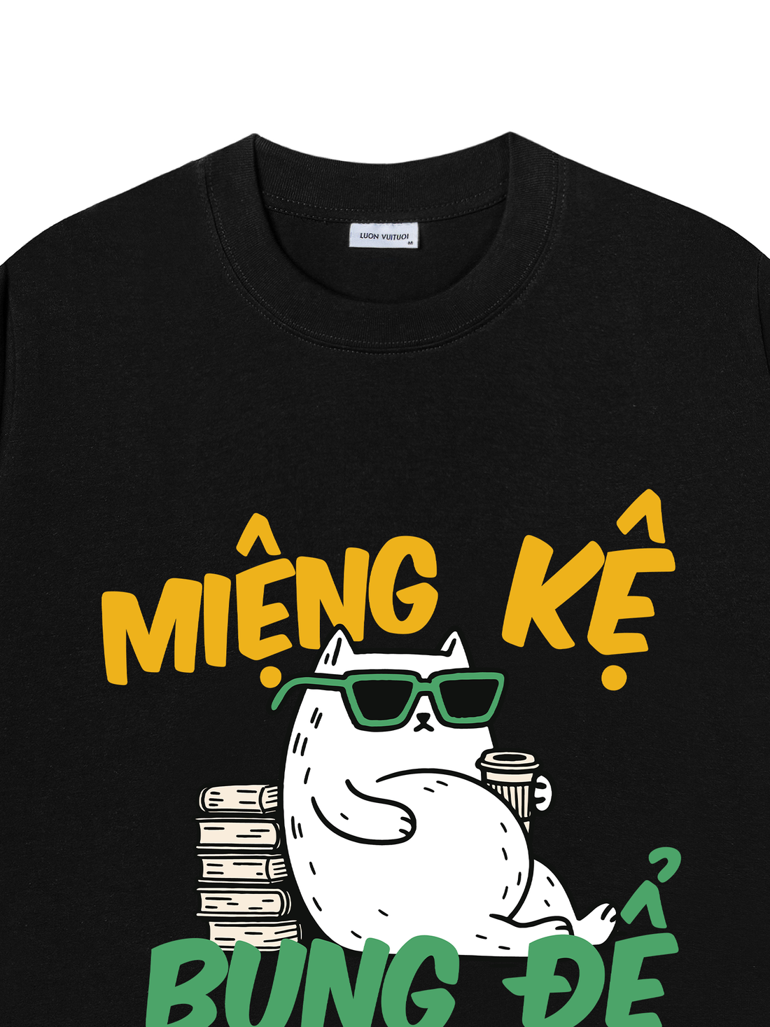 Áo Thun Miệng Kệ Bụng Để