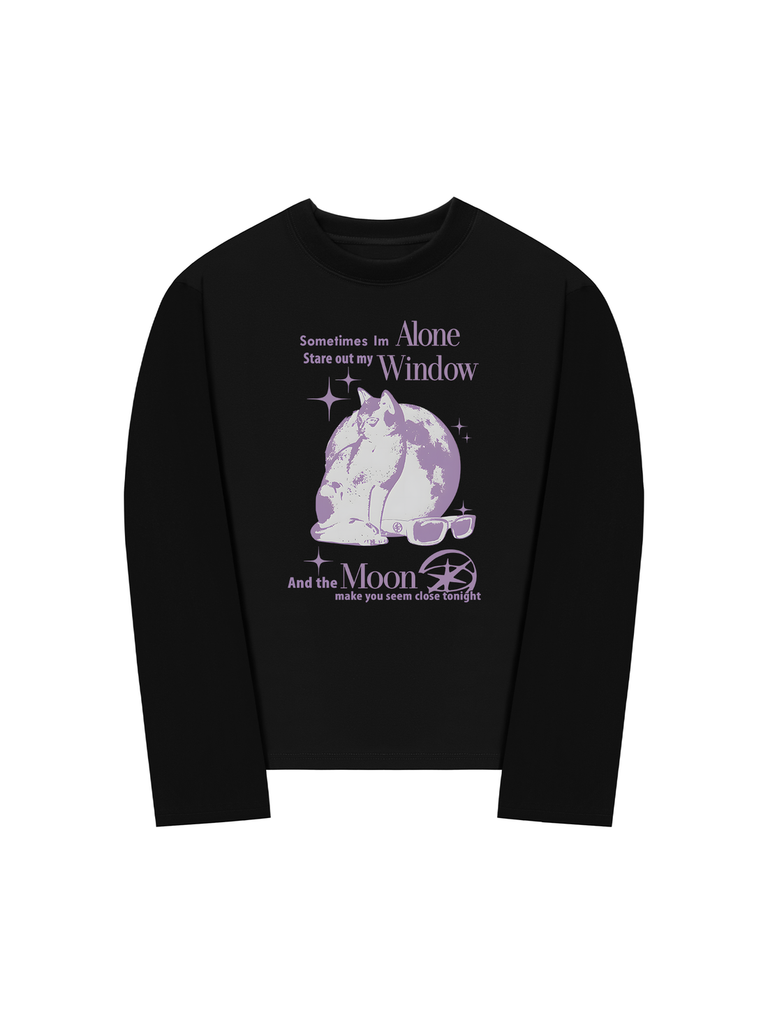 Áo Thun Dài Tay Retro Cat Y2K