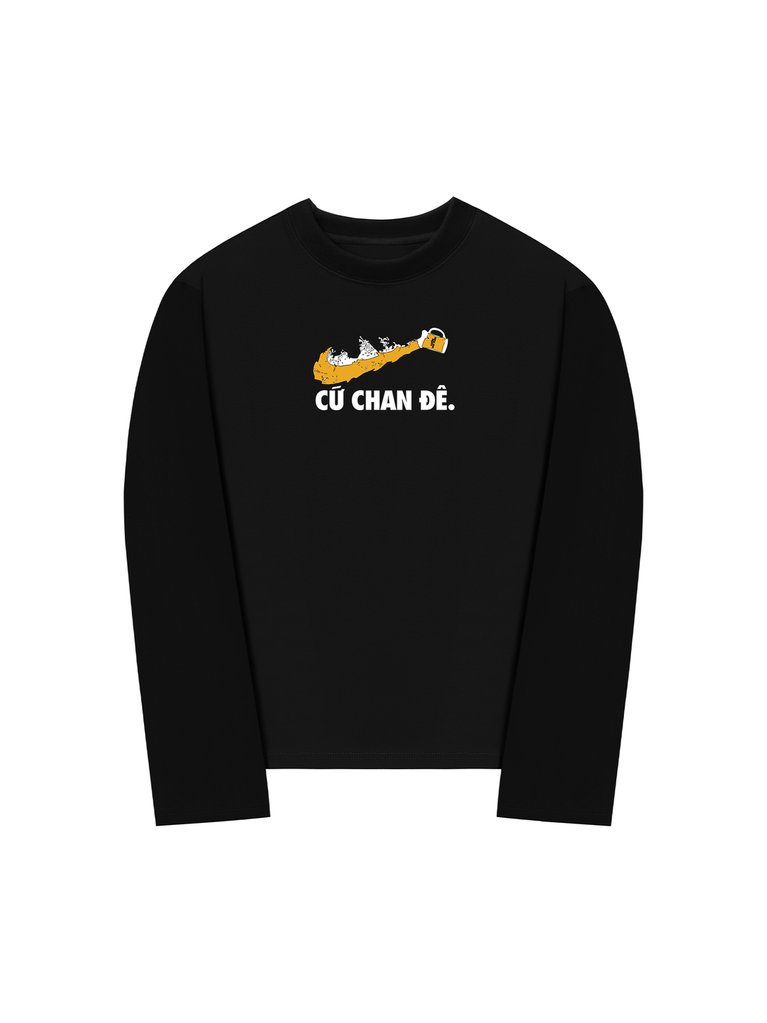Áo Thun Dài Tay Cứ Chan Đê
