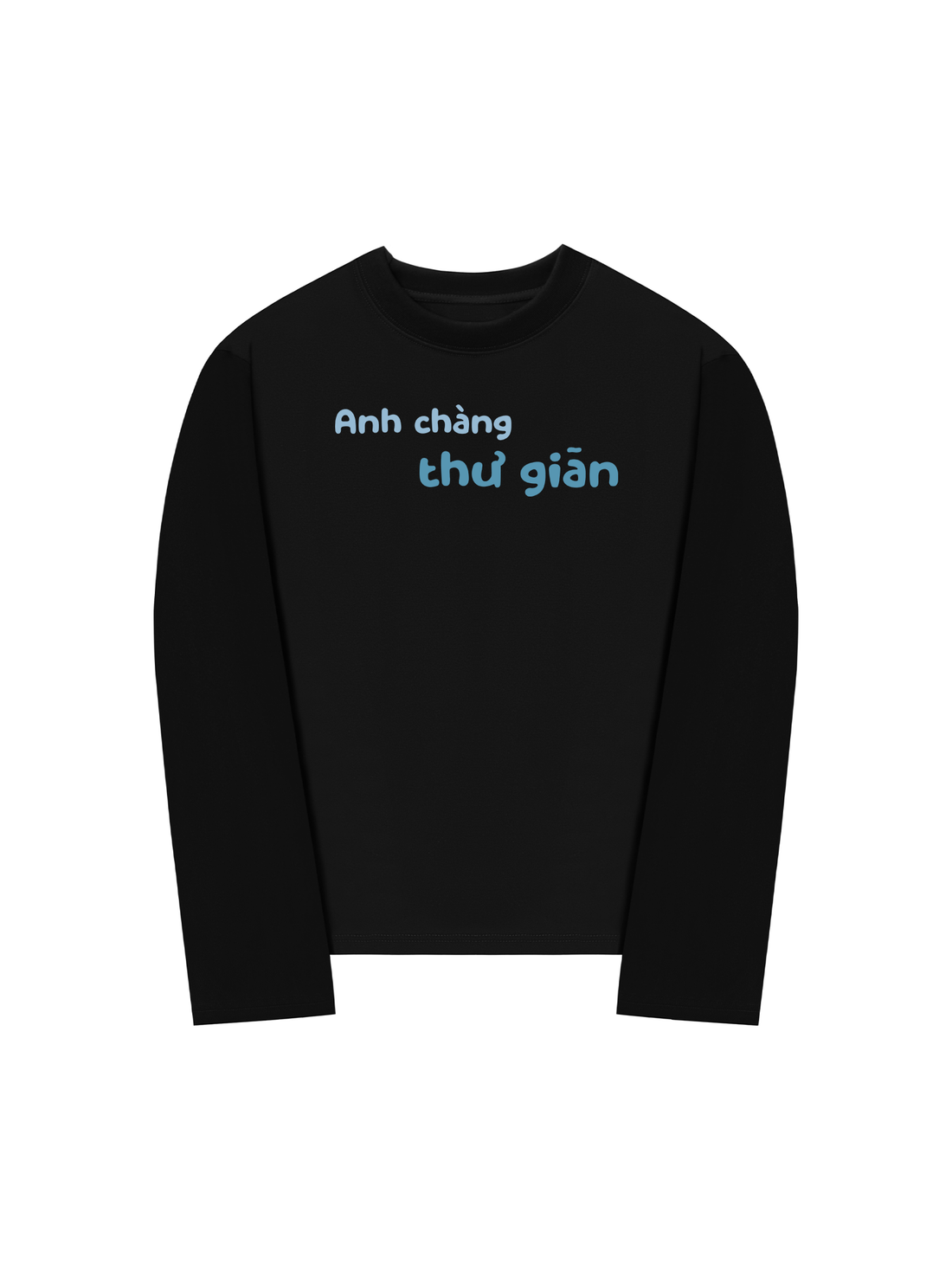 Áo Thun Dài Tay Anh Chàng Thư Giãn