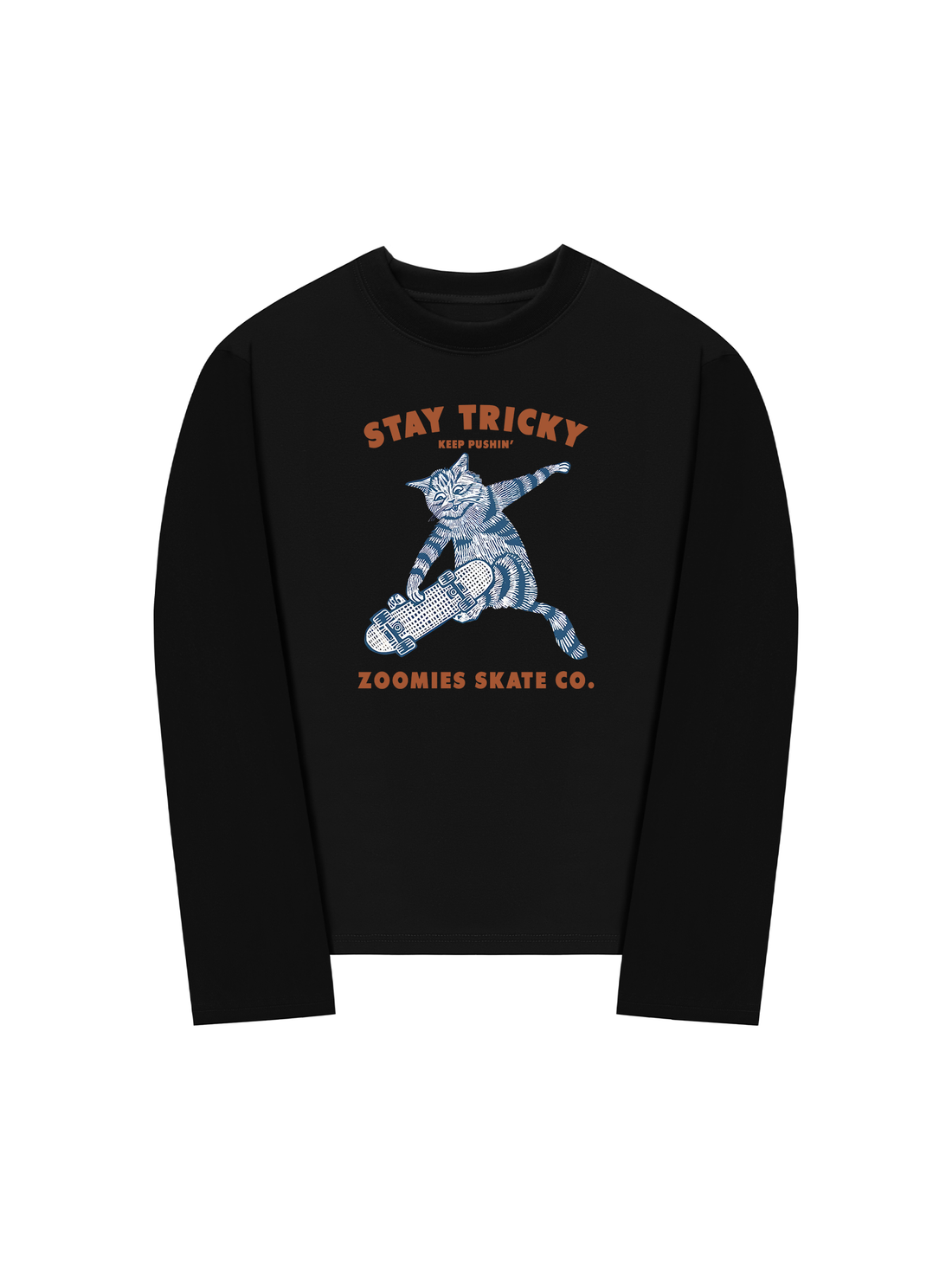 Áo Thun Dài Tay Cat Skate