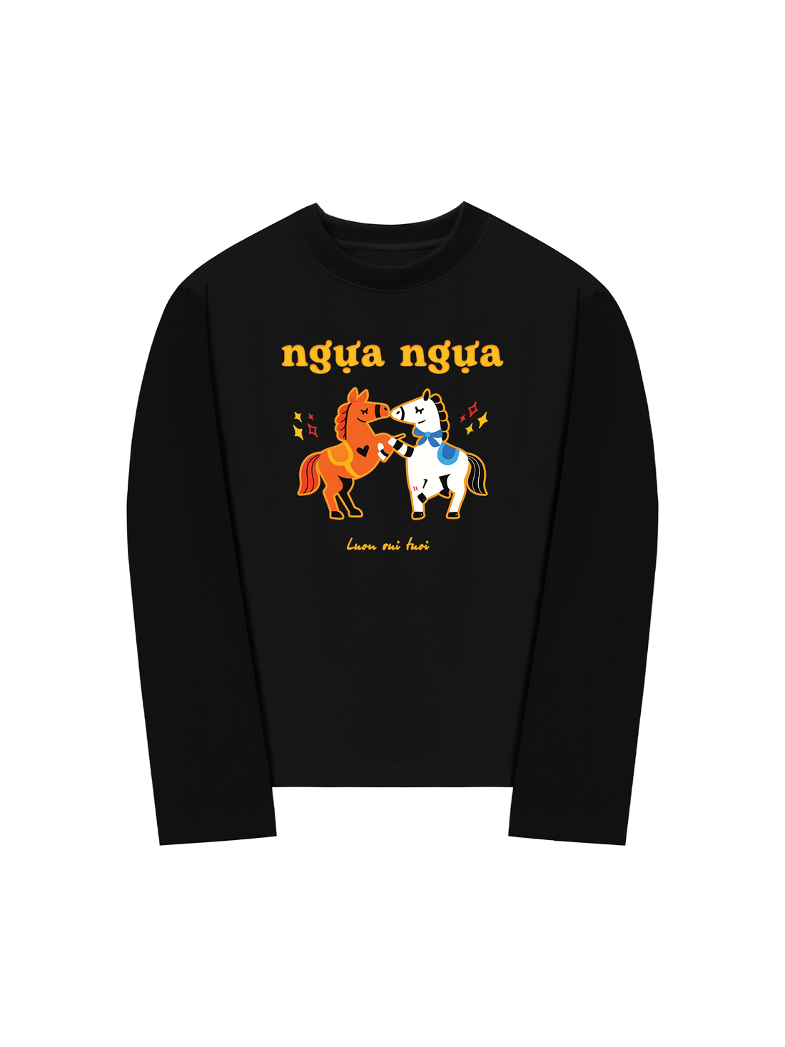 Áo Thun Dài Tay Ngựa Ngựa