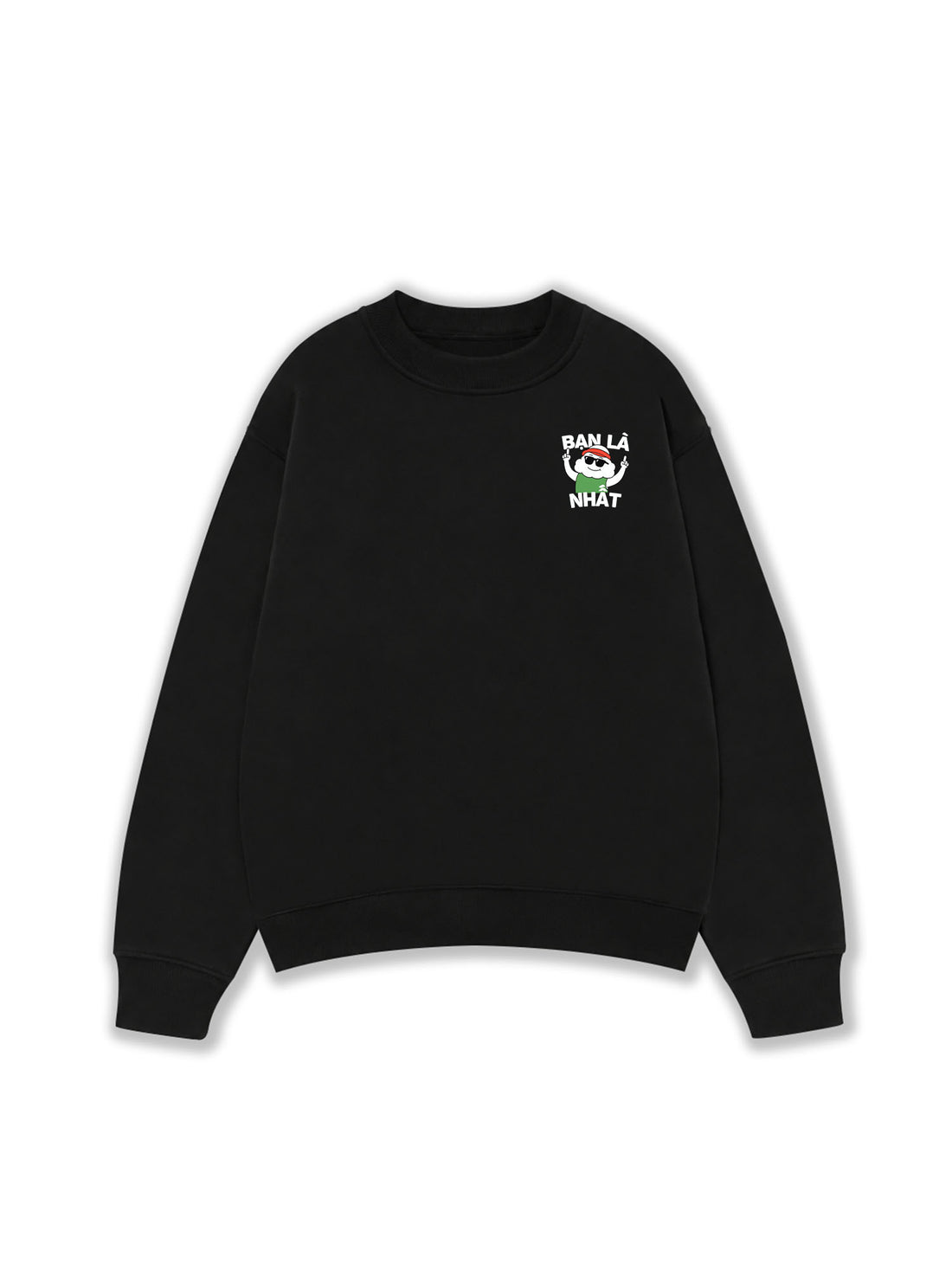 Áo Sweater Nỉ Hai Da Mây Hăng Hái-Bạn Là Nhất
