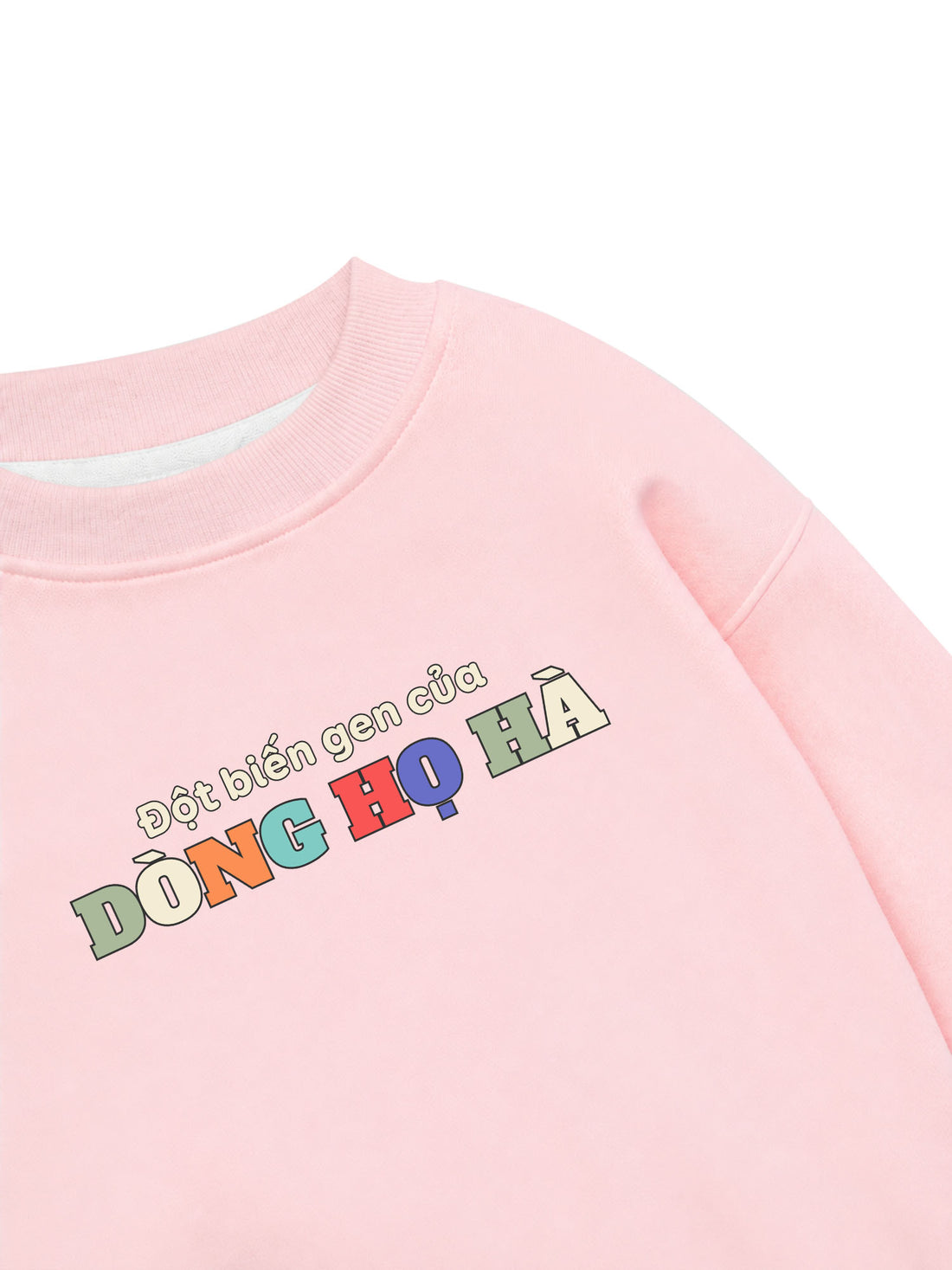 Áo Sweater Nỉ Hai Da Đột Biến Gen Họ Hà