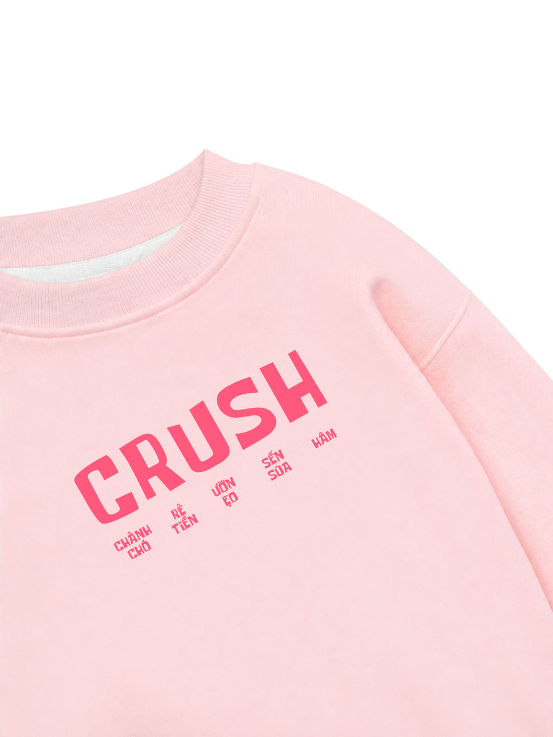 Áo Sweater Nỉ Hai Da Crush Hãm