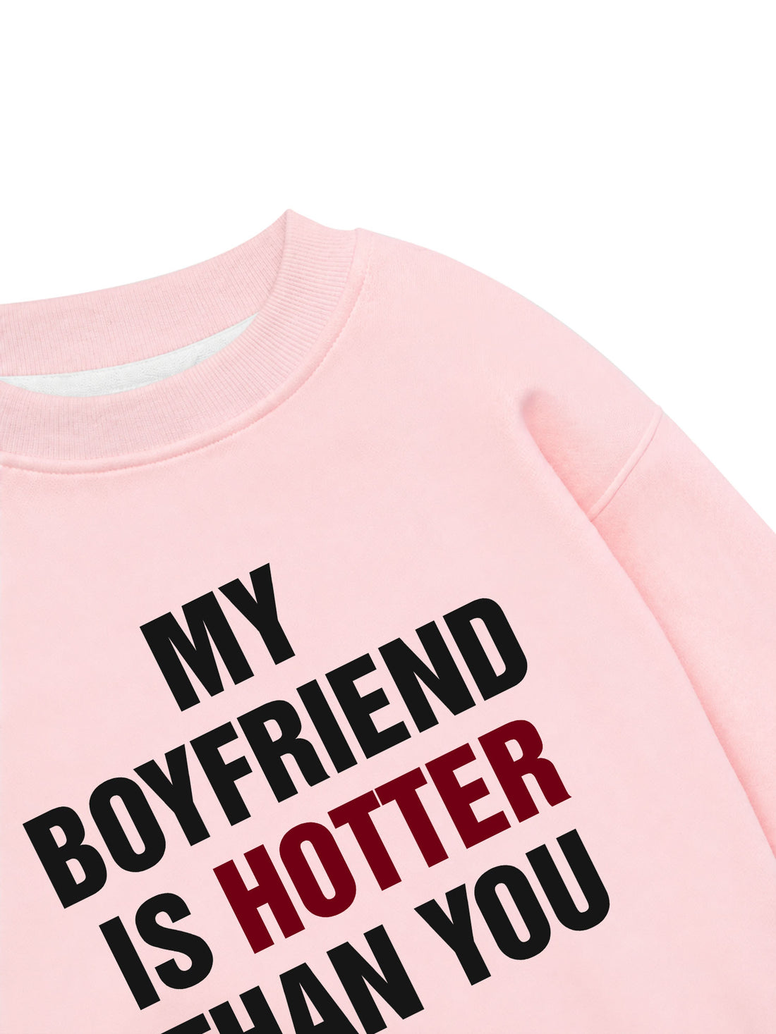 Áo Sweater Nỉ Hai Da My Boyfriend