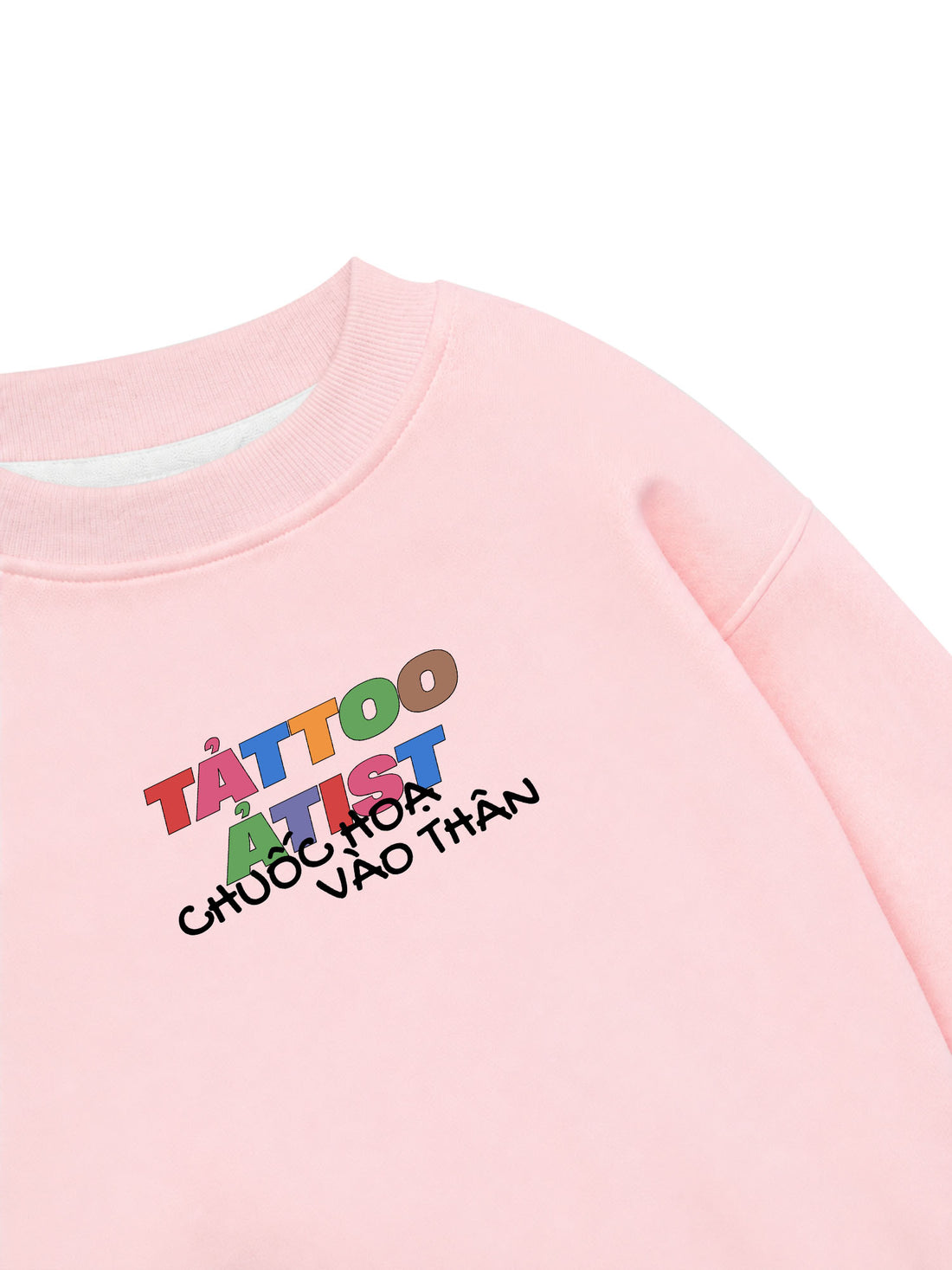 Áo Sweater Nỉ Hai Da Tảttoo Ảtist