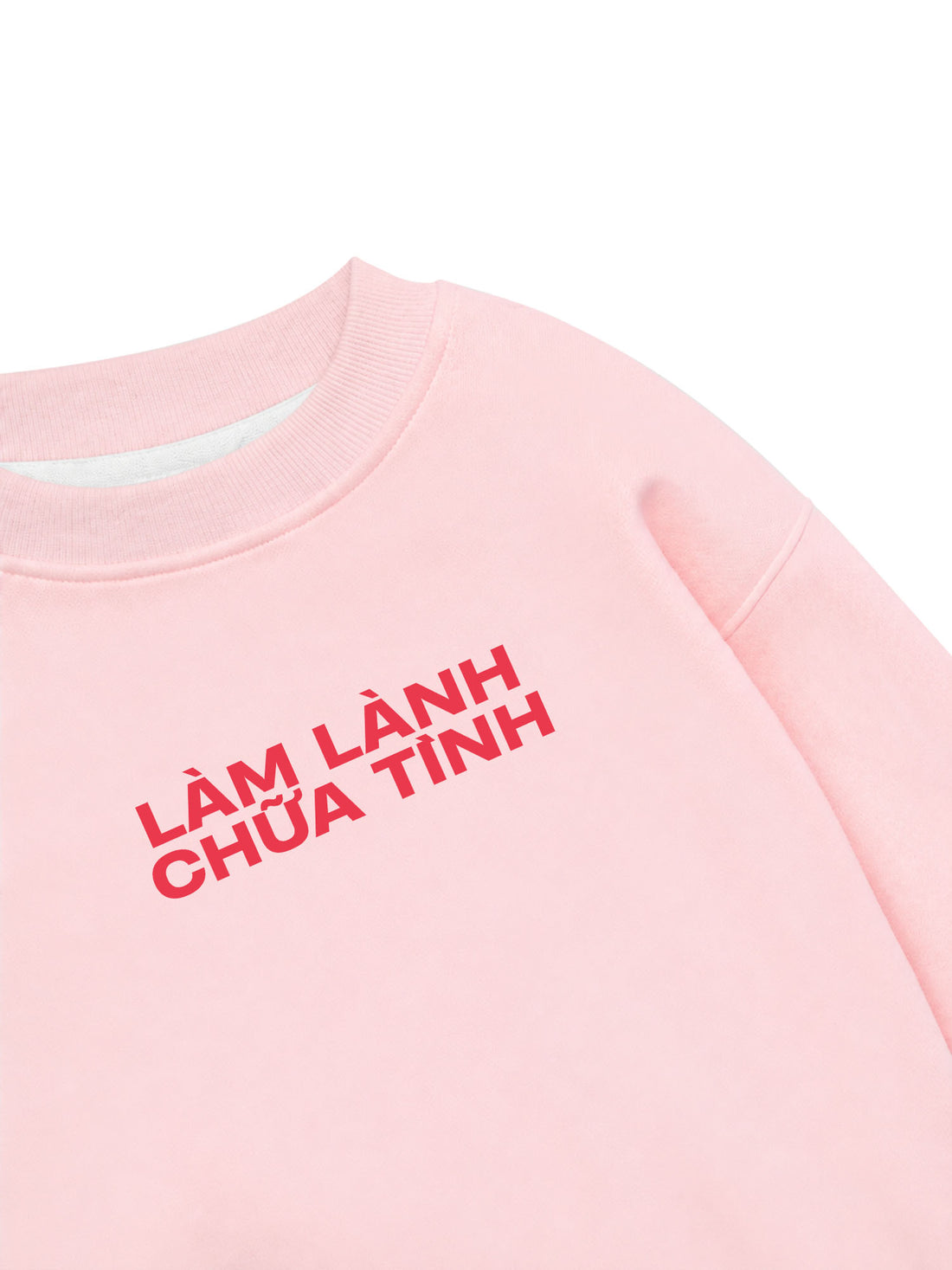 Áo Sweater Nỉ Hai Da Làm Lành Chữa Tình