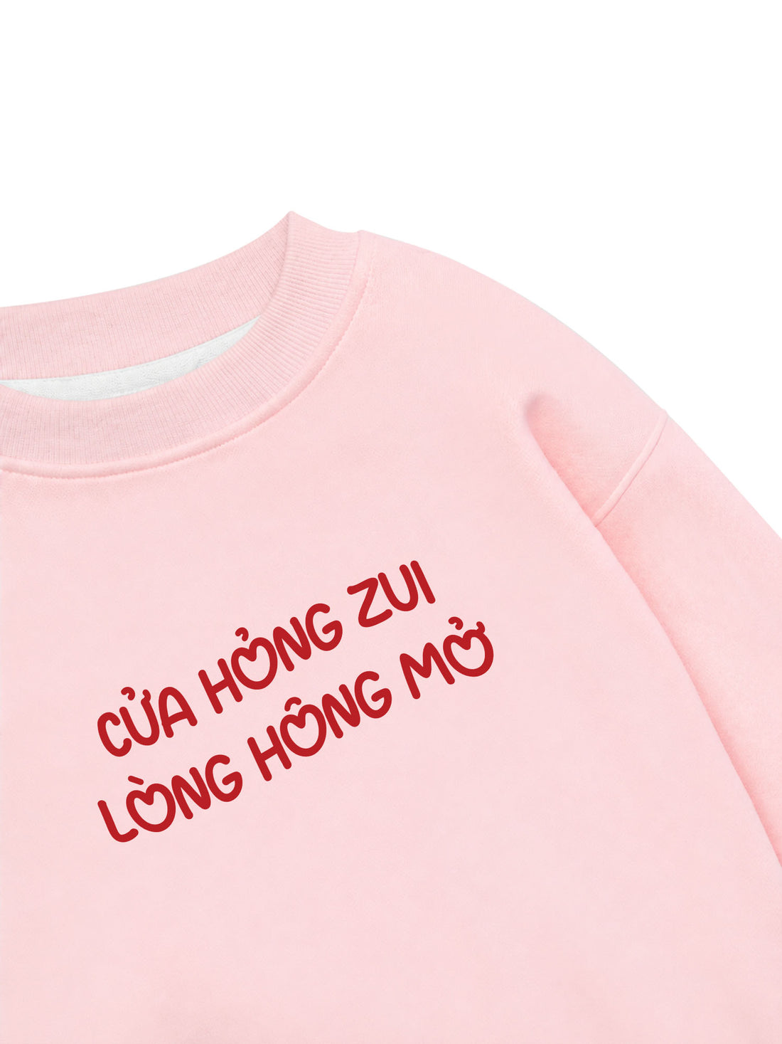 Áo Sweater Nỉ Hai Da Cửa Hỏng Vui Lòng Không Mở