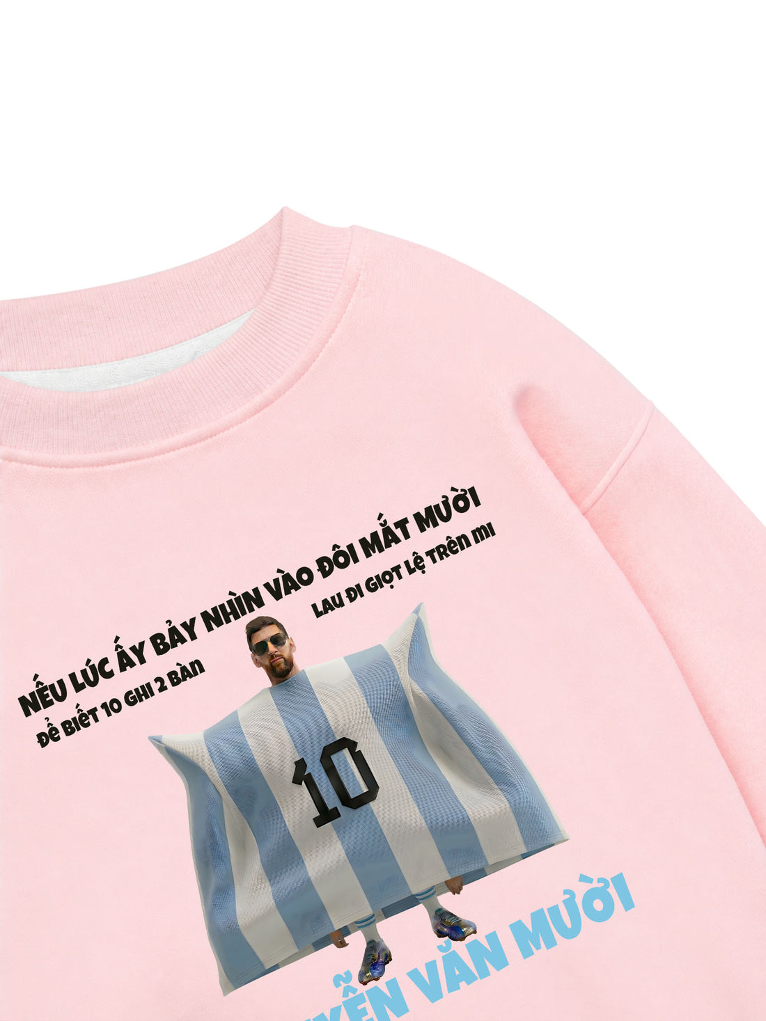Áo Sweater Nỉ Hai Da Nguyễn Văn Messi