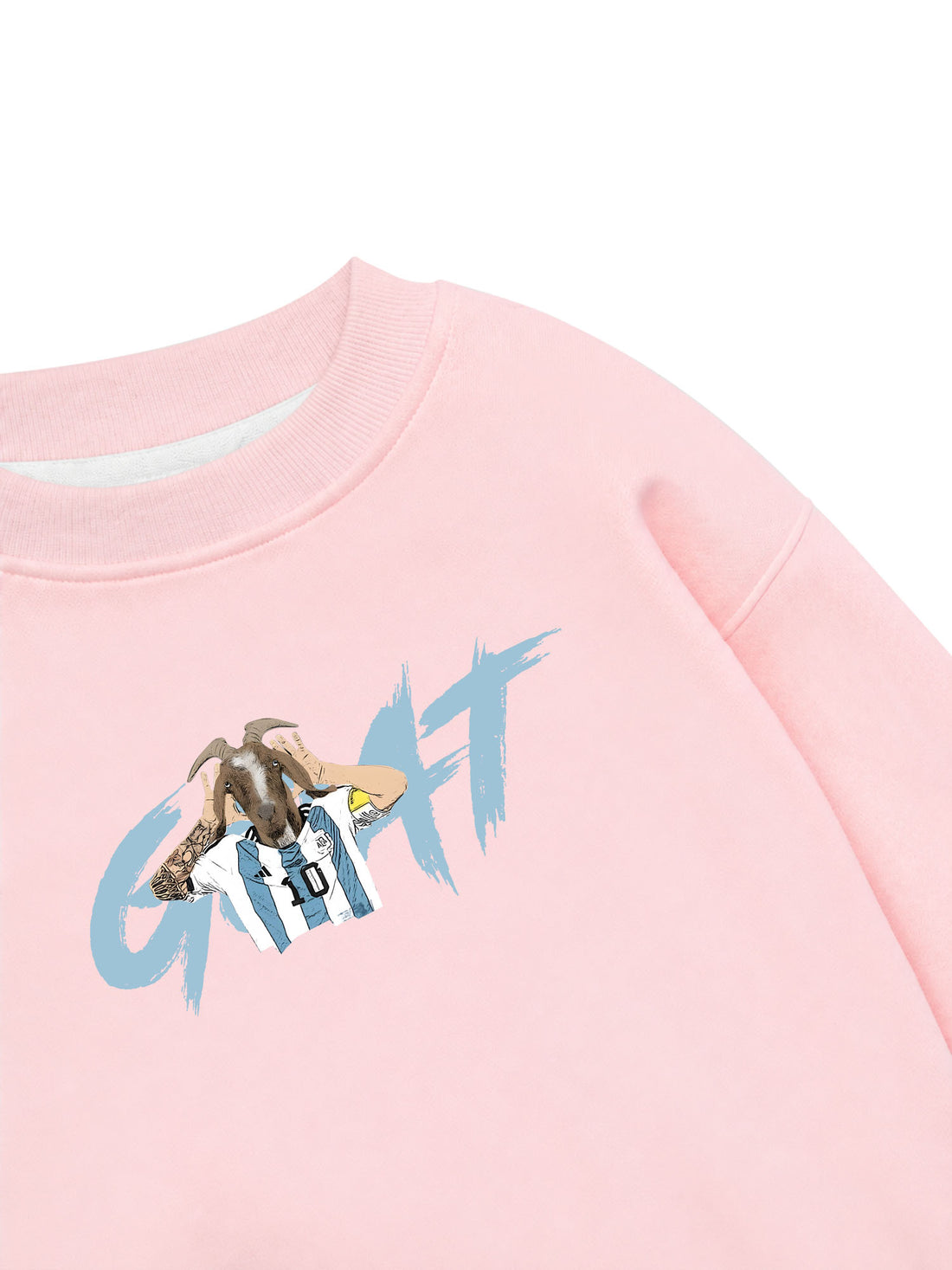 Áo Sweater Nỉ Hai Da Messi Goat