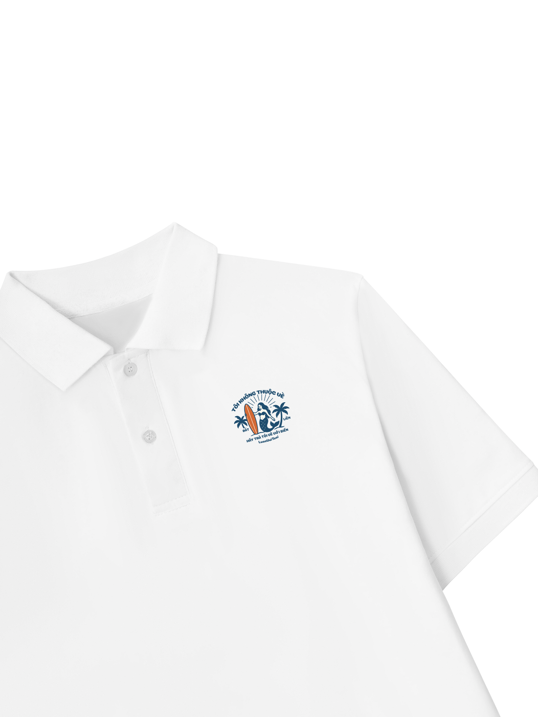 Áo Polo Nữ/ Áo Polo Relaxed Fit Hãy Thả Tôi Về Với Biển