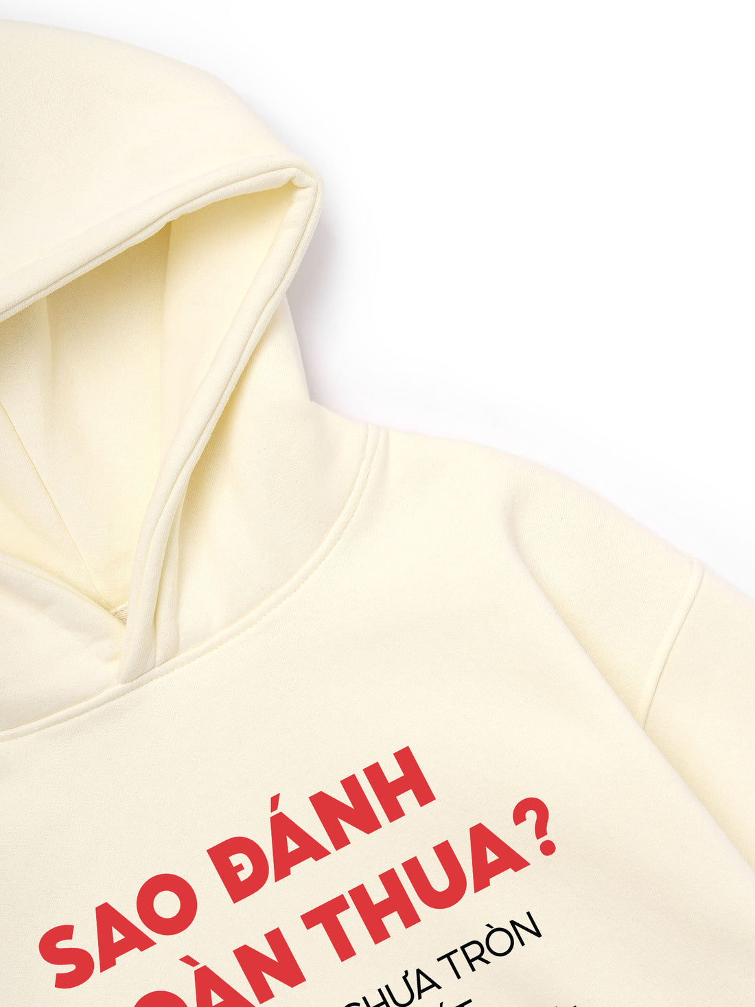 Áo Hoodie Nỉ Hai Da Sao Đánh Toàn Thua