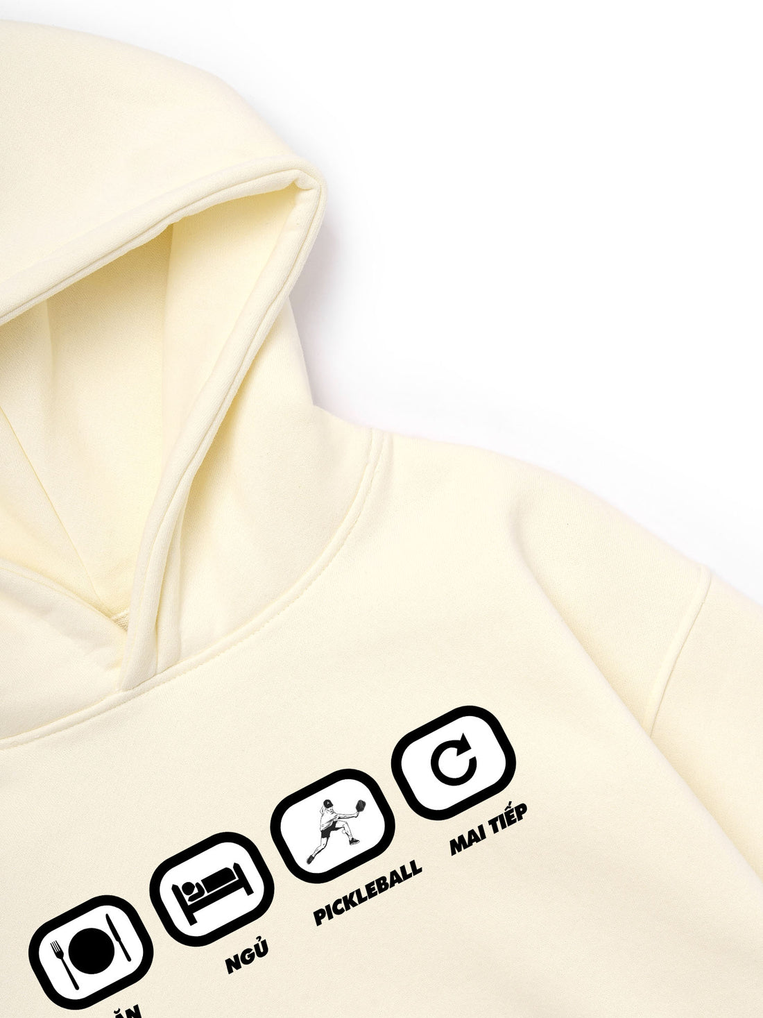 Áo Hoodie Nỉ Hai Da Ăn Ngủ Pickleball