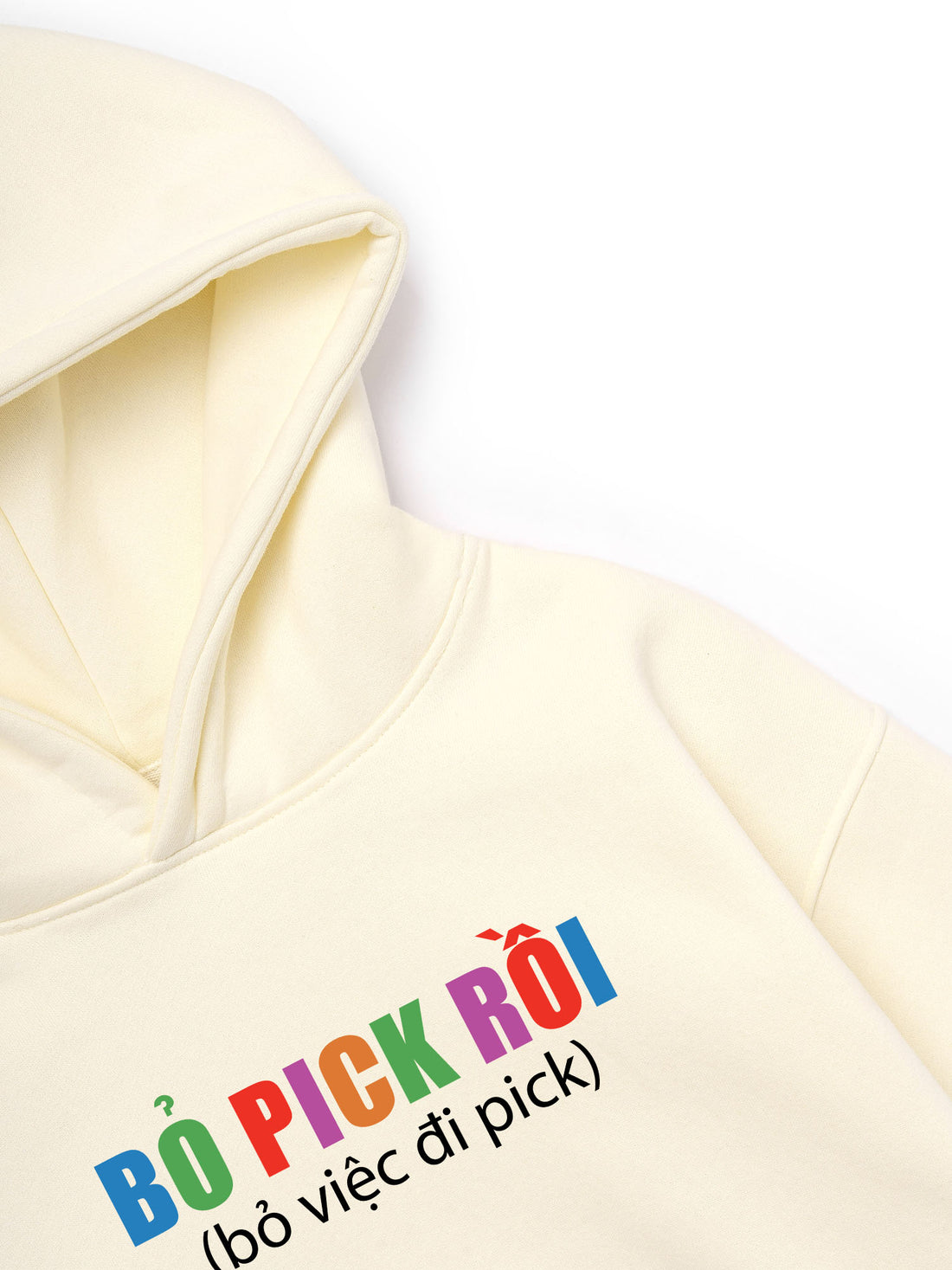 Áo Hoodie Nỉ Hai Da Bỏ Pick Rồi