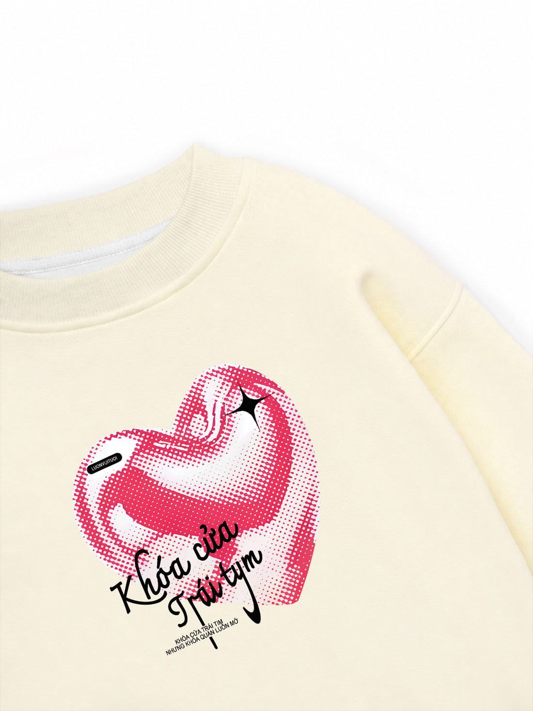 Áo Sweater Nỉ Hai Da Khóa Cửa Trái Tym